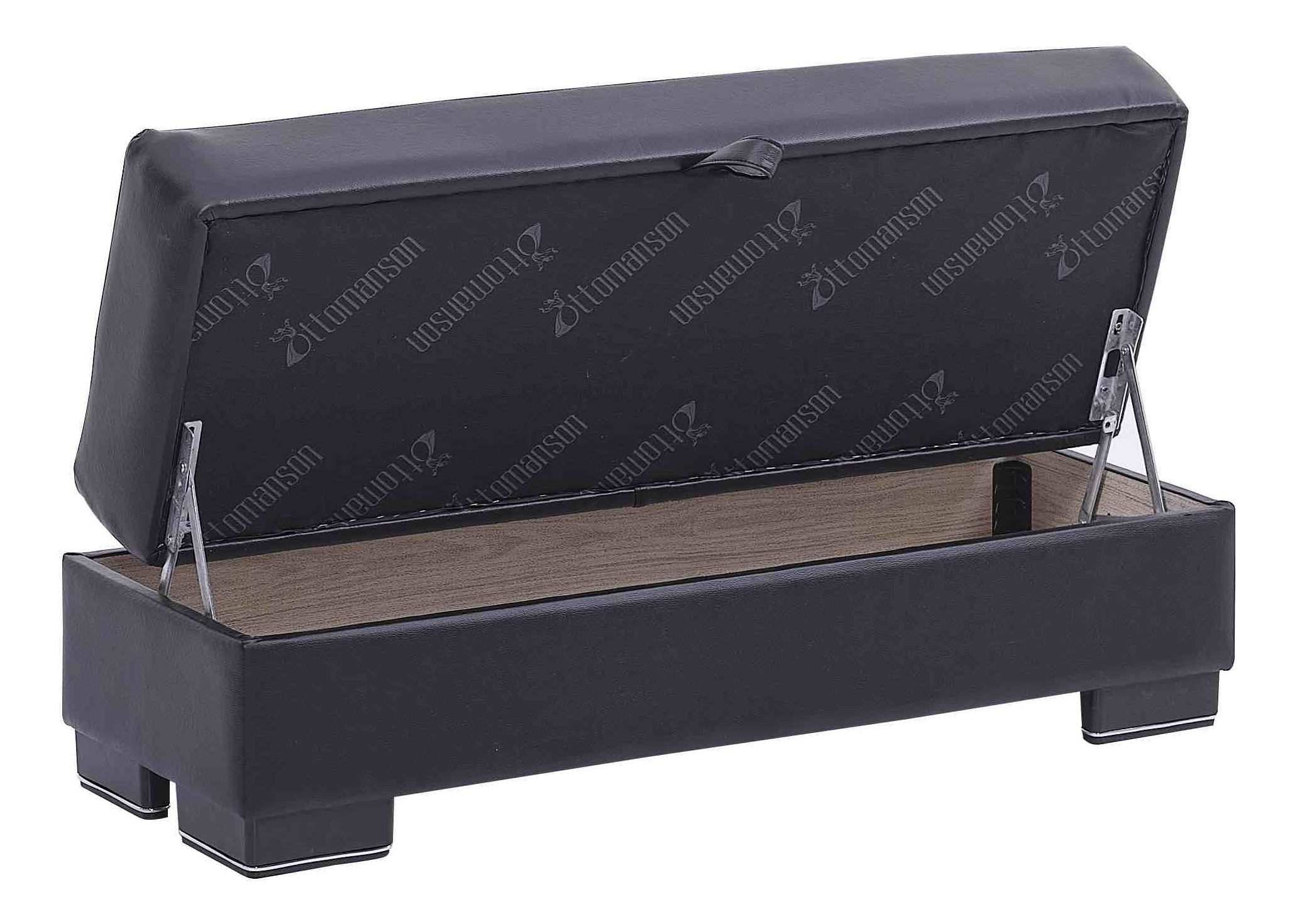 Armada Air PU Storage Ottoman