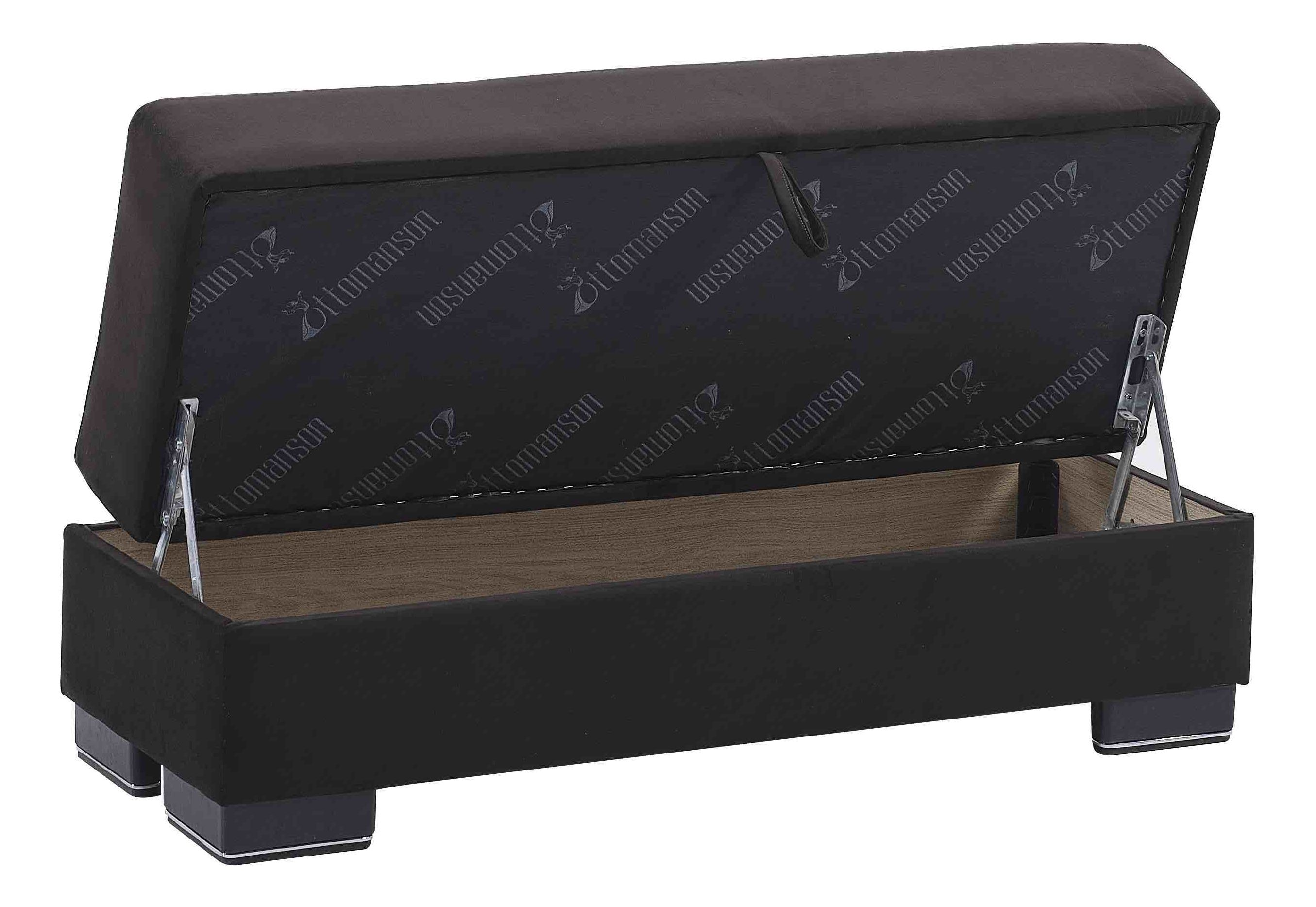 Armada Air Fabric Storage Ottoman