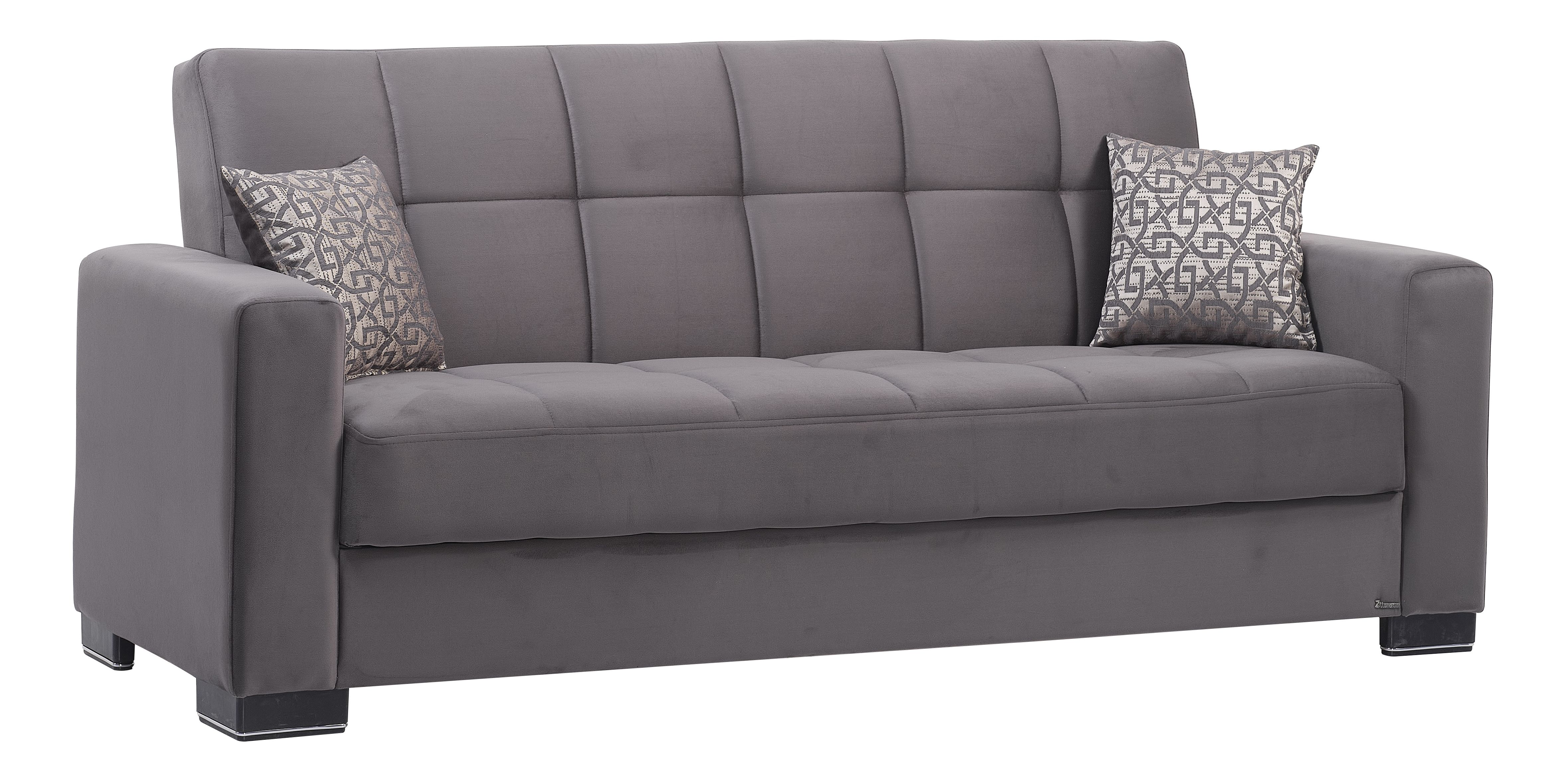 Armada Fabric/PU Convertible Sofabed