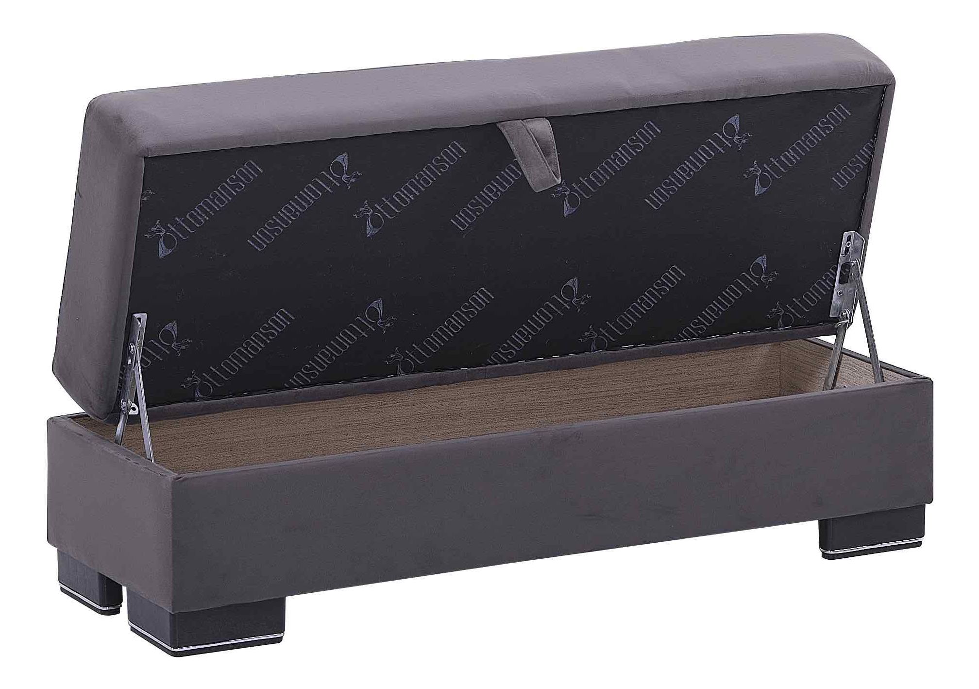 Armada Air Fabric Storage Ottoman