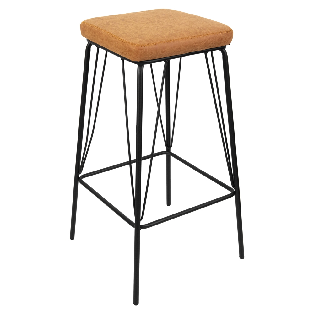 Millard PU Leather Bar Stool