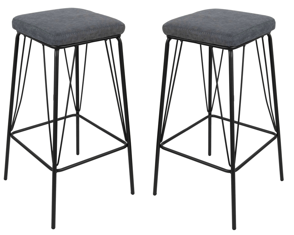 Millard PU Leather Bar Stool (Set of 2)