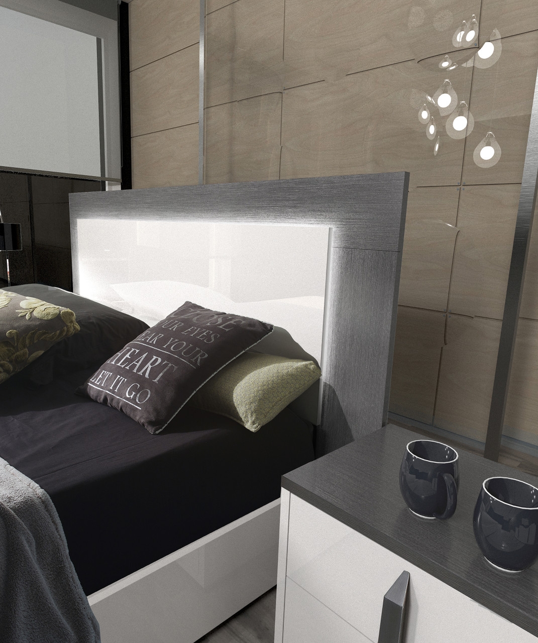 Murano Platform Bed, Queen Size
