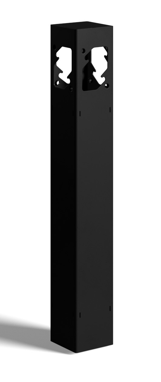 Muro W153.5" Combination for 2 Single Desks w/63" Length Desktops
