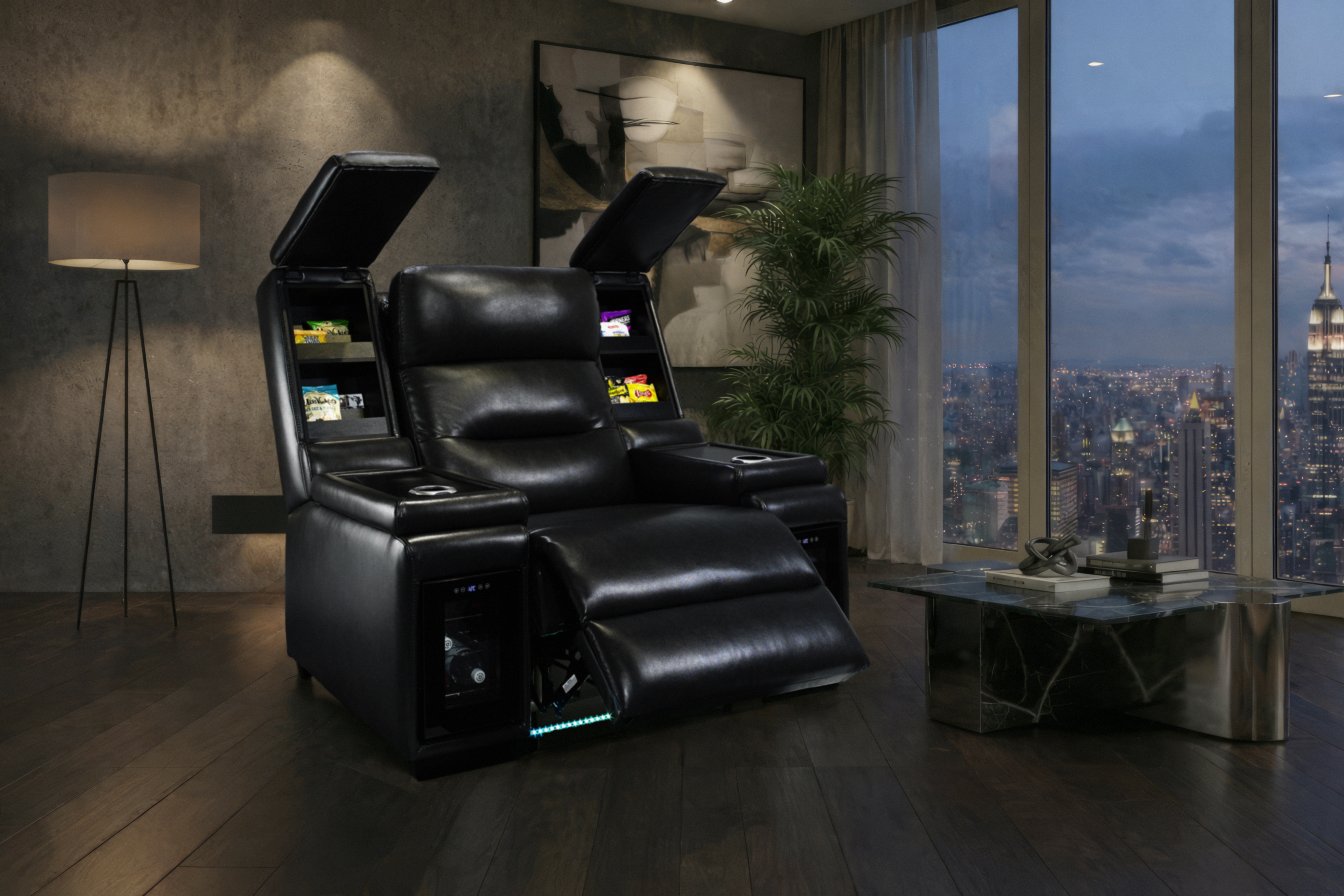 MVP Power Recliner Chair with Power Headrest