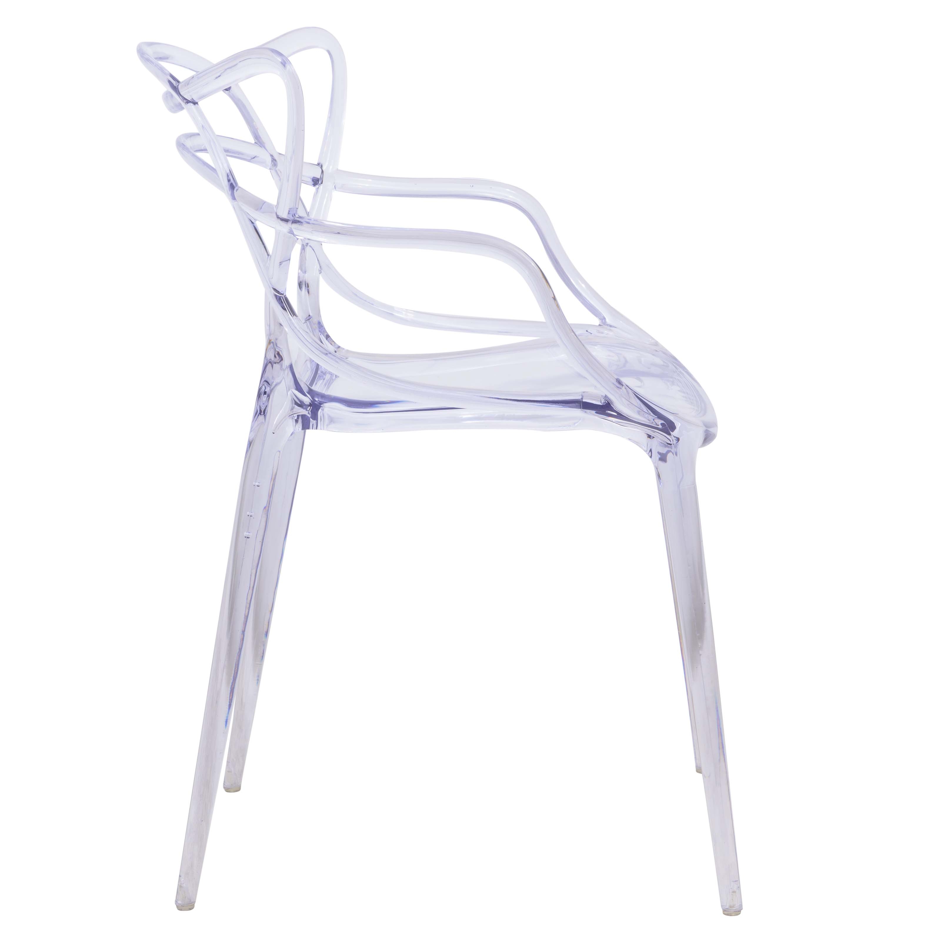 Milan Plastic Dining Chair (Set of 2)