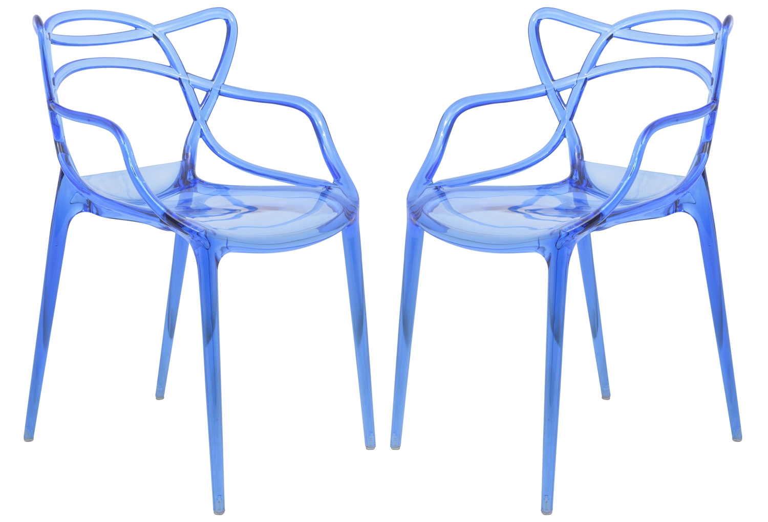 Milan Plastic Dining Chair (Set of 2)