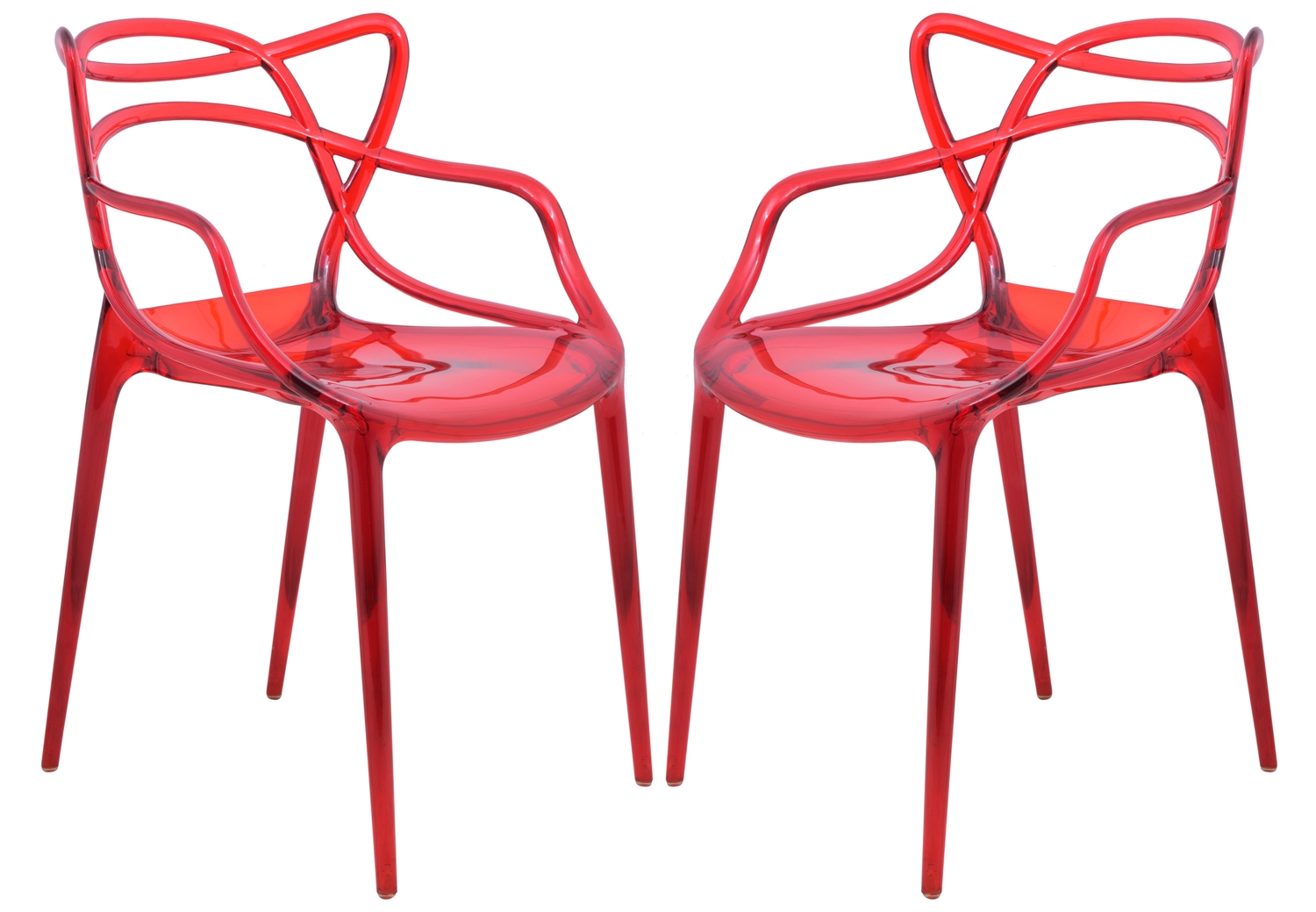 Milan Plastic Dining Chair (Set of 2)