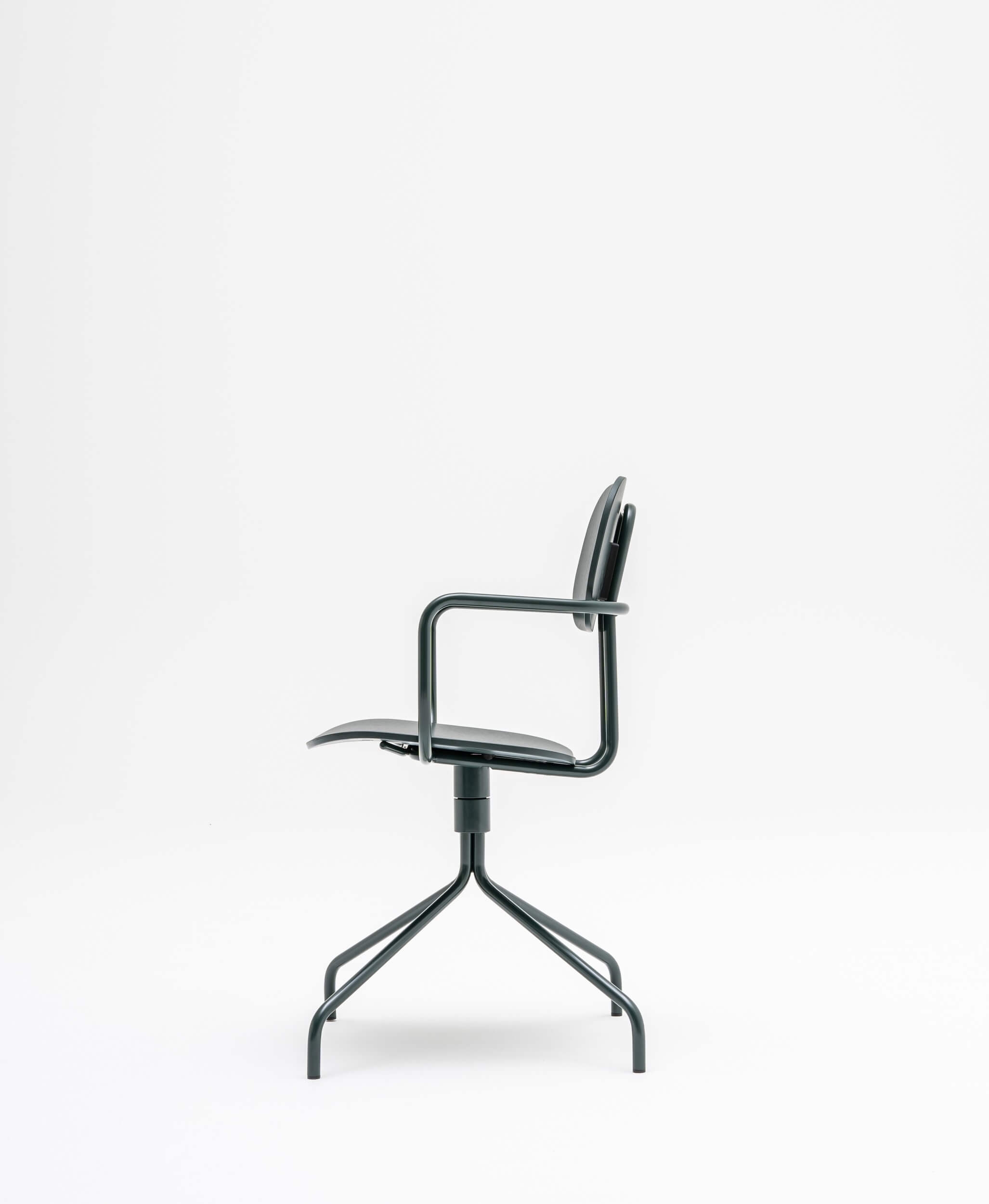New School N1N07 Swivel Office Chair w/4-Star Metal Base