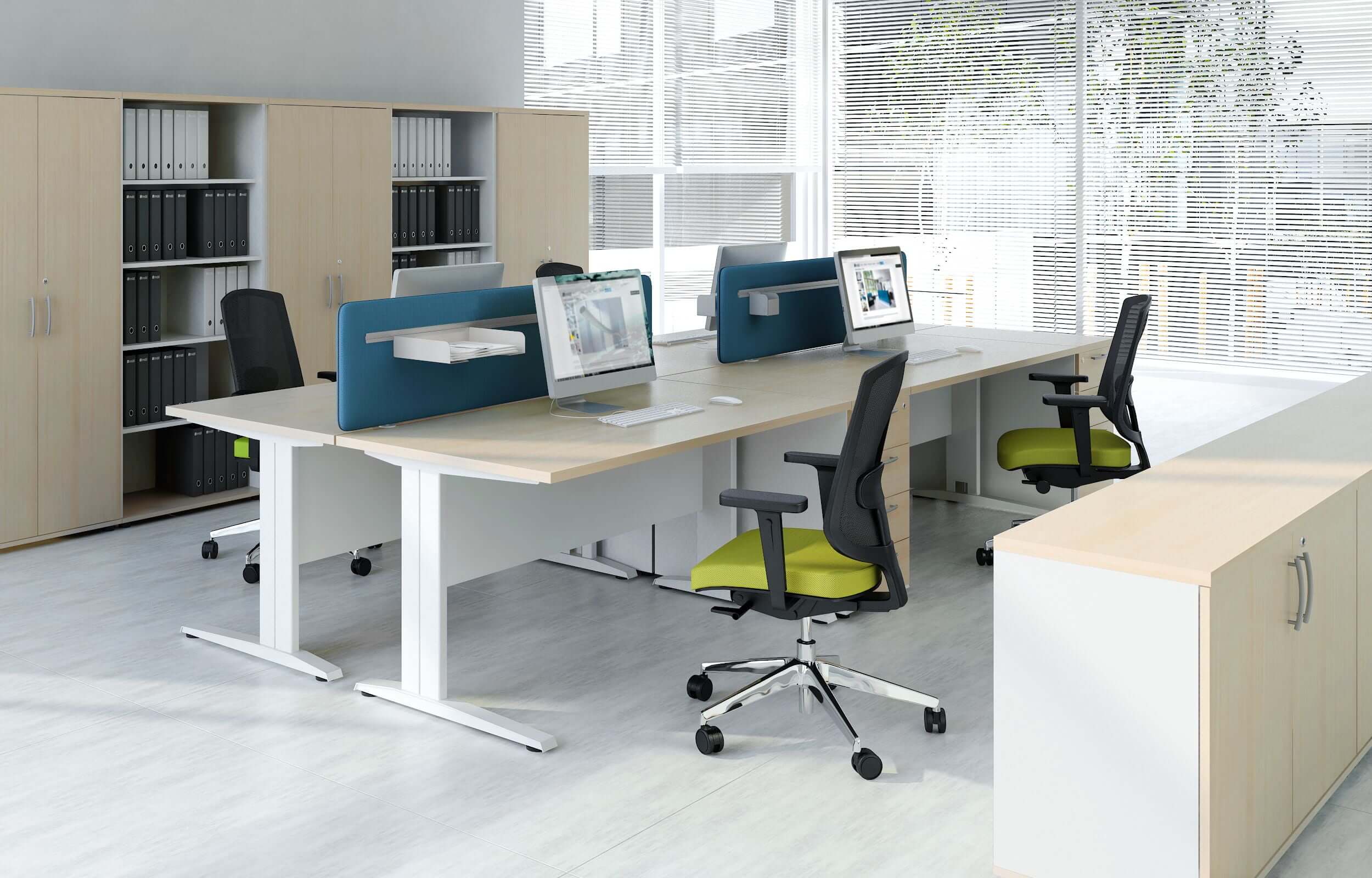 Ogi N Office Single Straight Desk