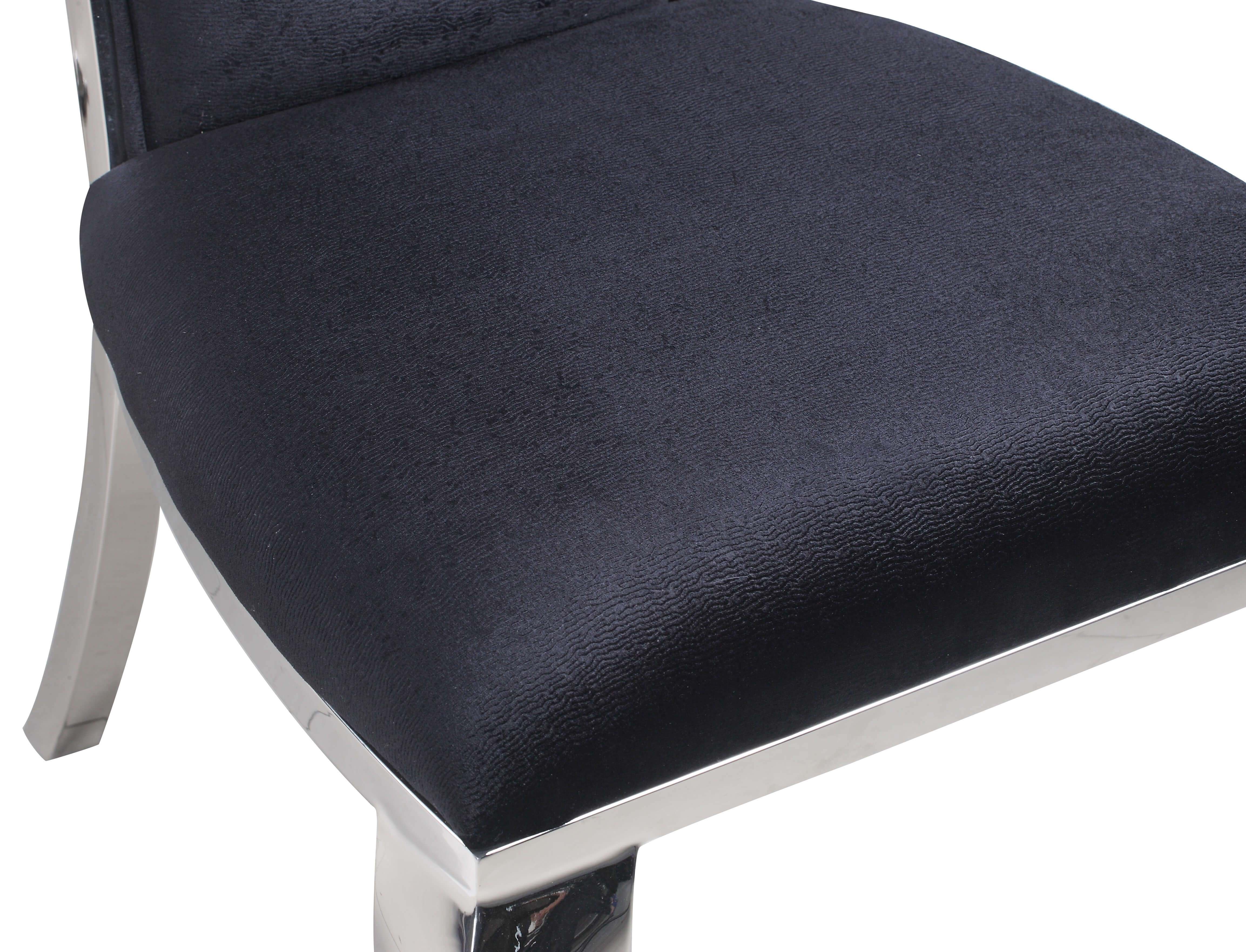 Nadia Contemporary Design Tall Back Farbic Side Chair