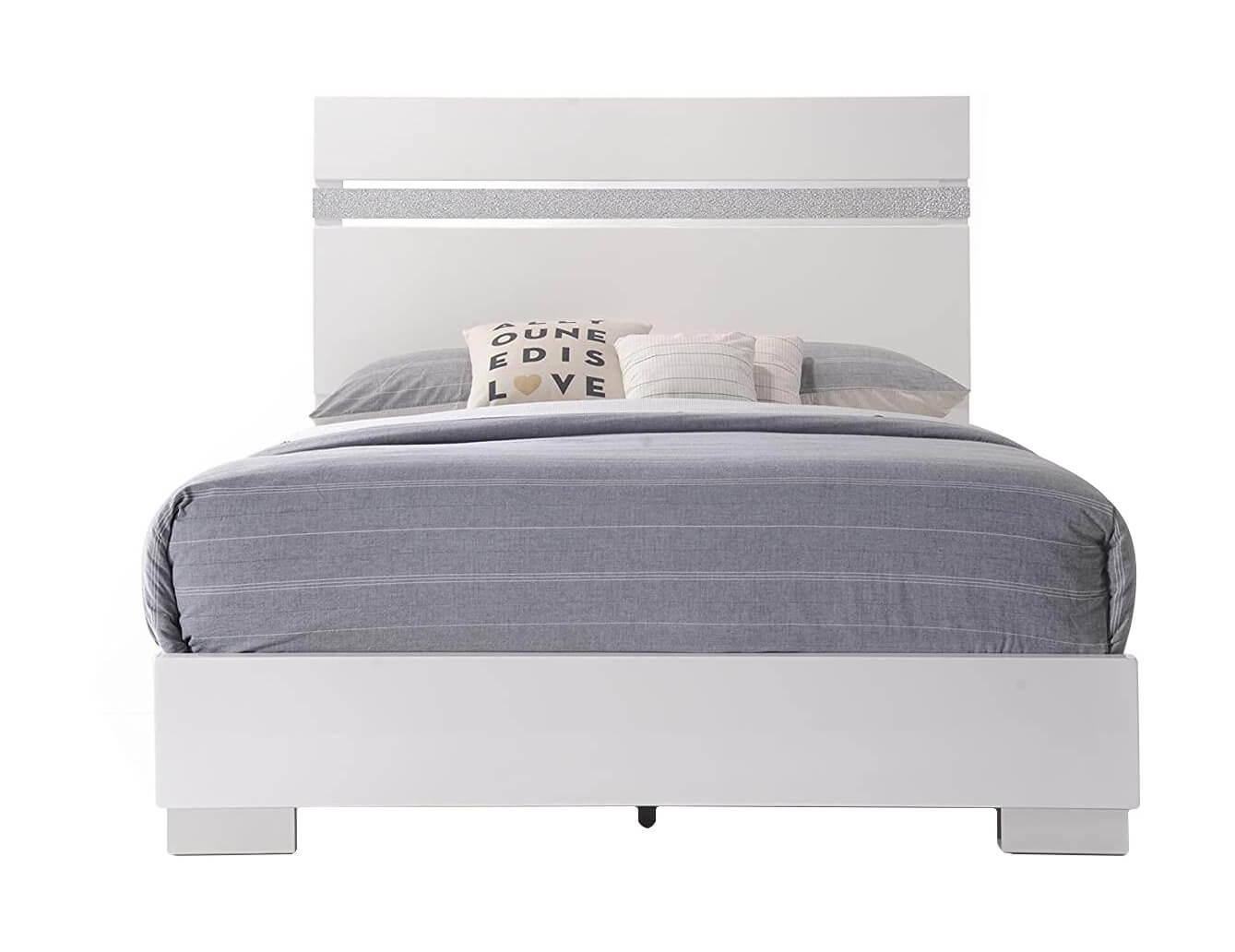 Naima II Wood/Wood Veneer Panel Bedroom Set