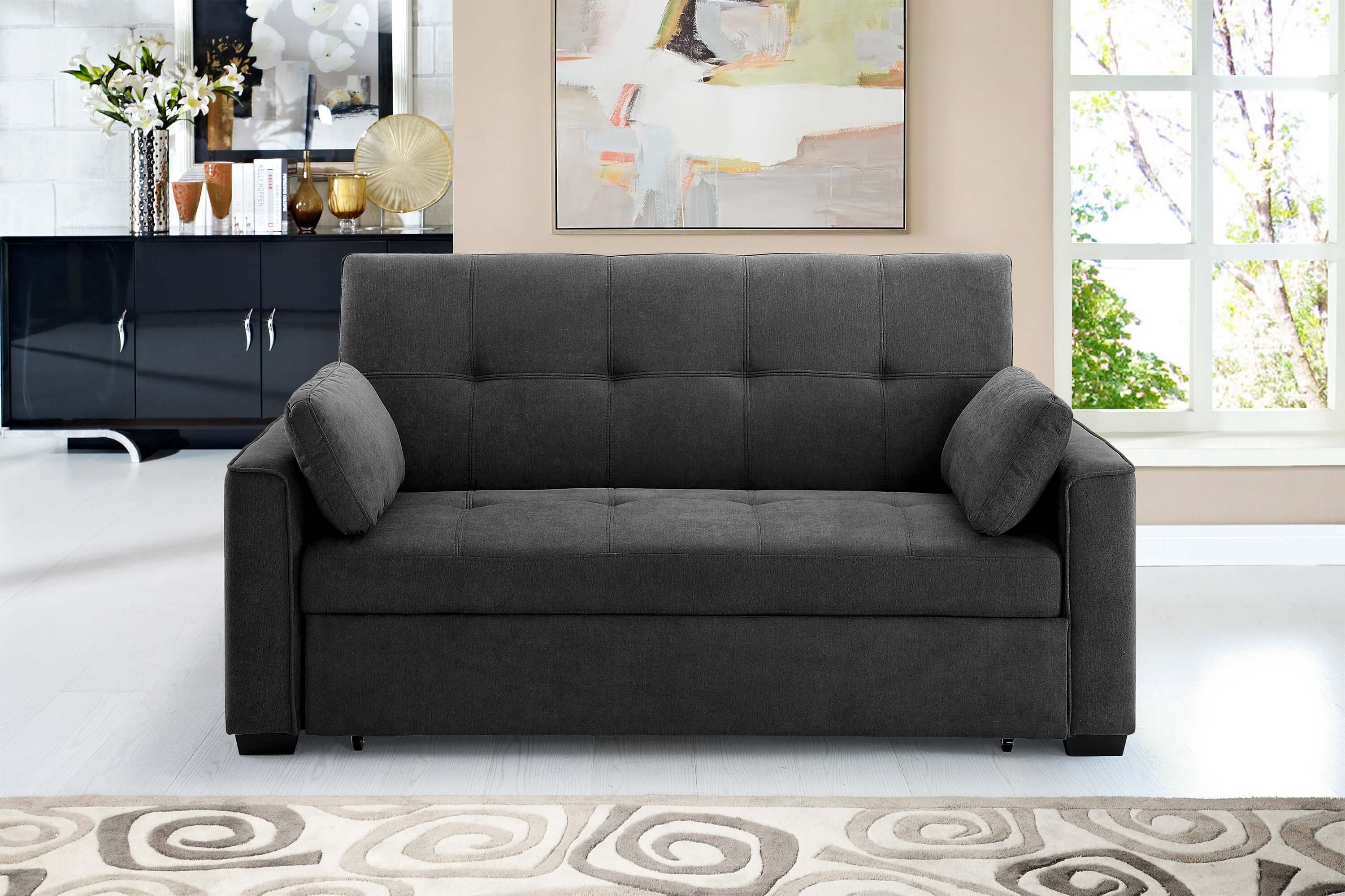 Nantucket Polyester Fabric Queen Sofa Sleeper