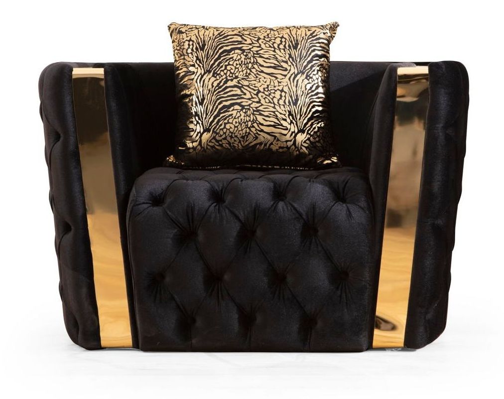 Naomi Tufted Velvet Chair
