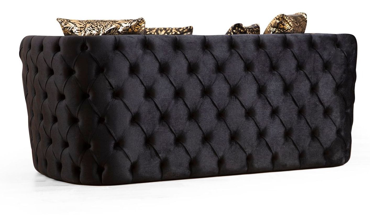 Naomi Tufted Velvet Loveseat