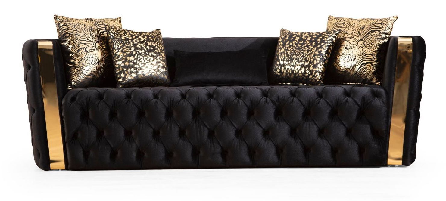 Naomi Tufted Velvet Sofa