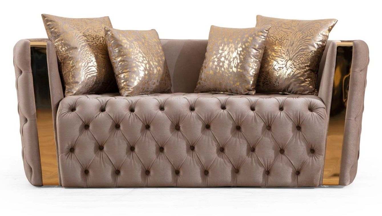 Naomi Tufted Velvet Living Room Set