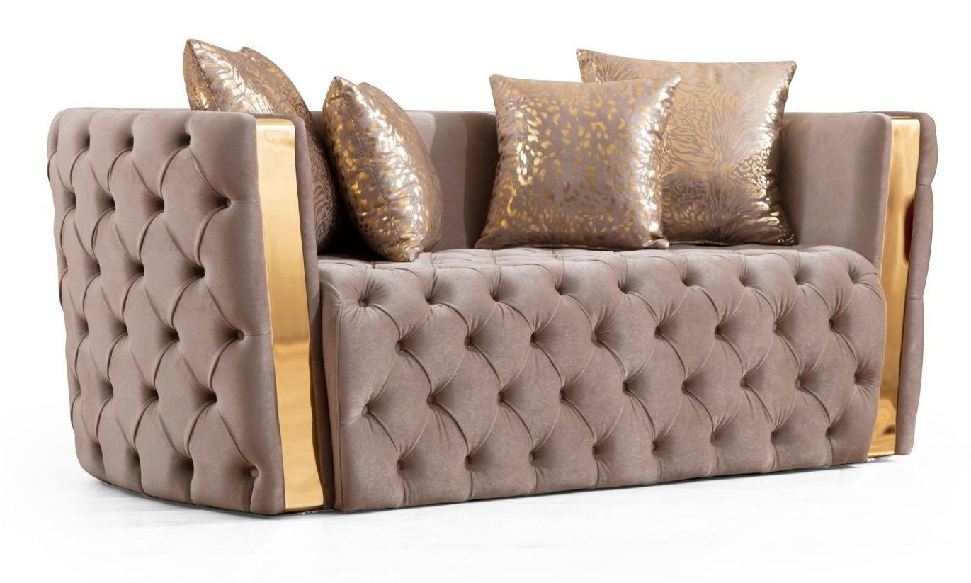 Naomi Tufted Velvet Living Room Set