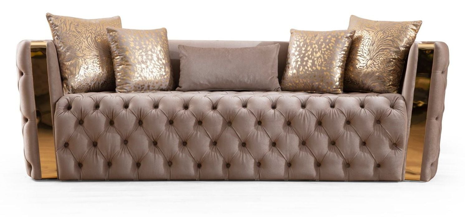 Naomi Tufted Velvet Sofa