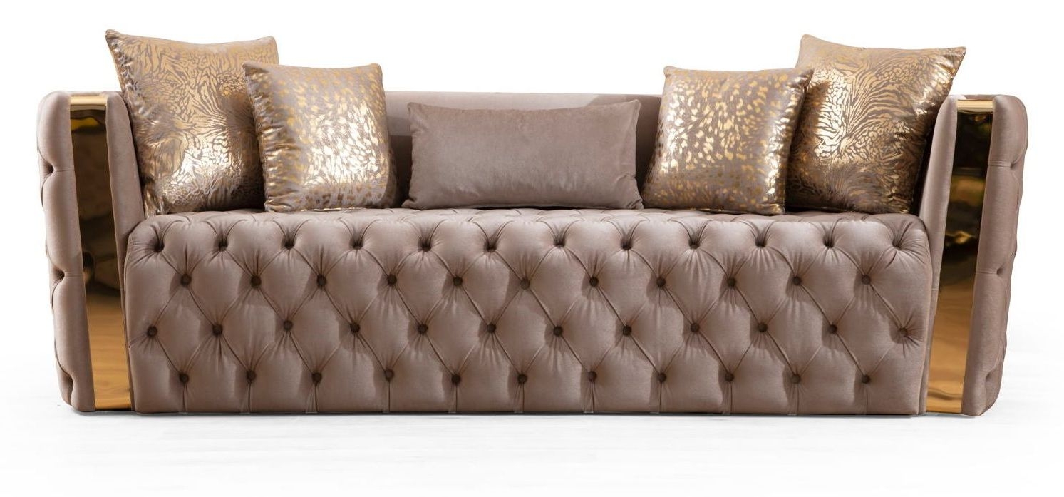 Naomi Tufted Velvet Sofa