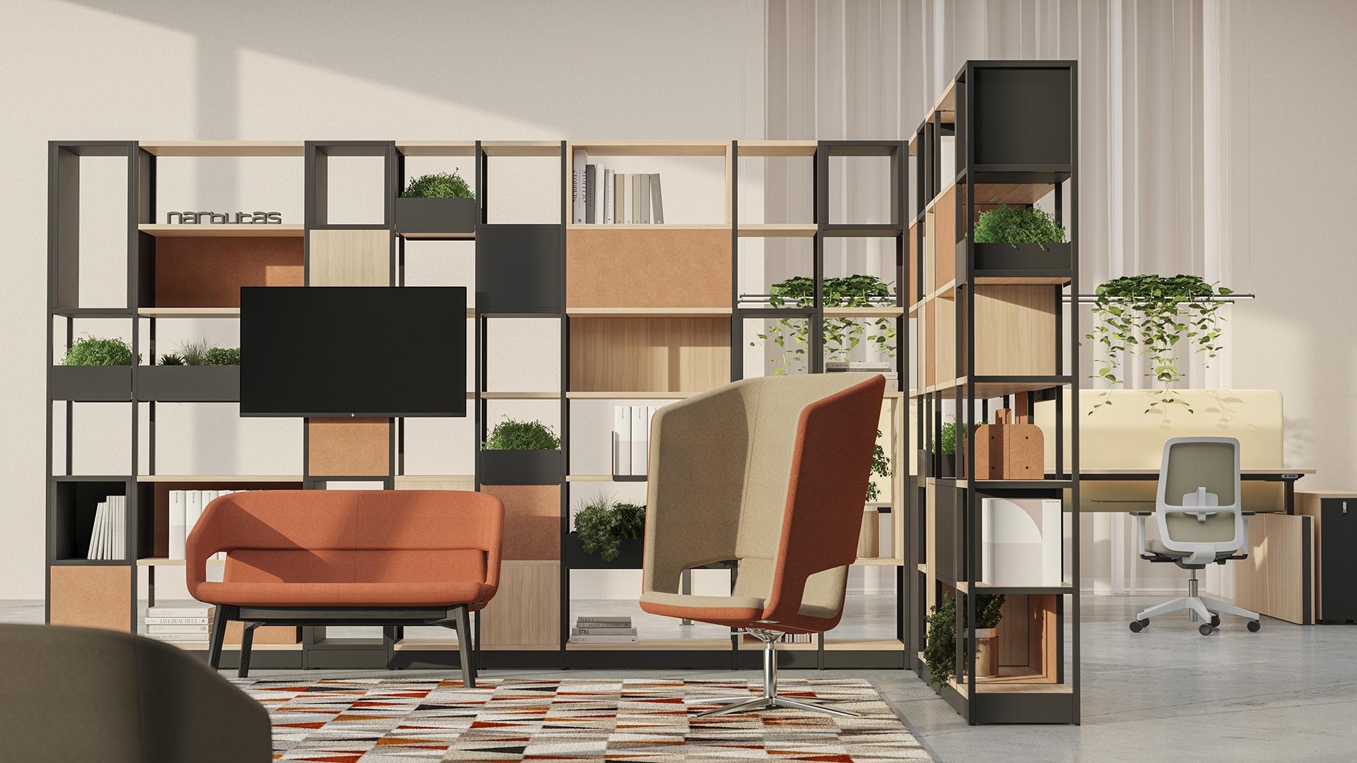 COMBUS Modular Huge Shelving System by NARBUTAS