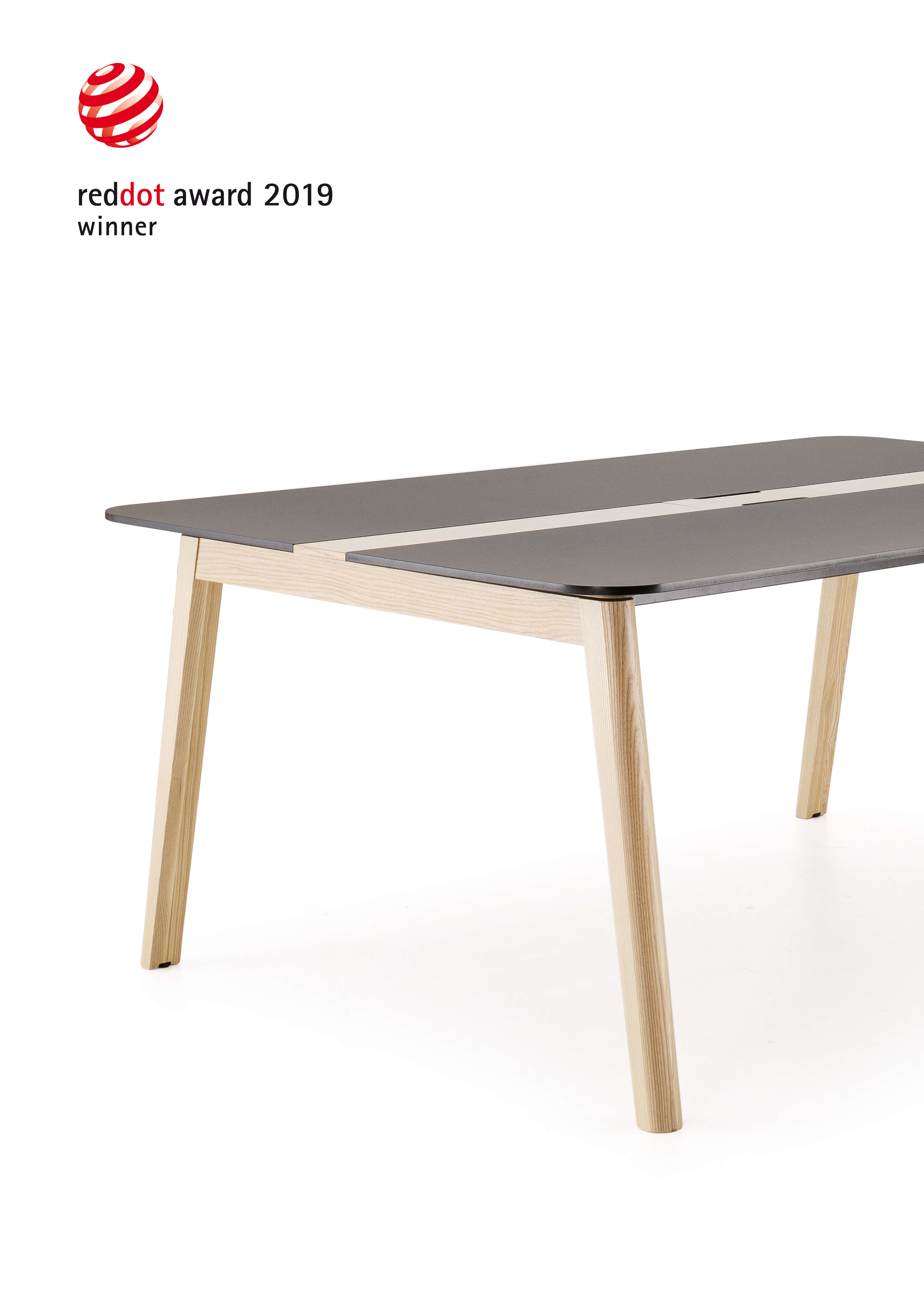 Nova Wood HPL Square Meeting Table w/Grommet for 4/6 Persons