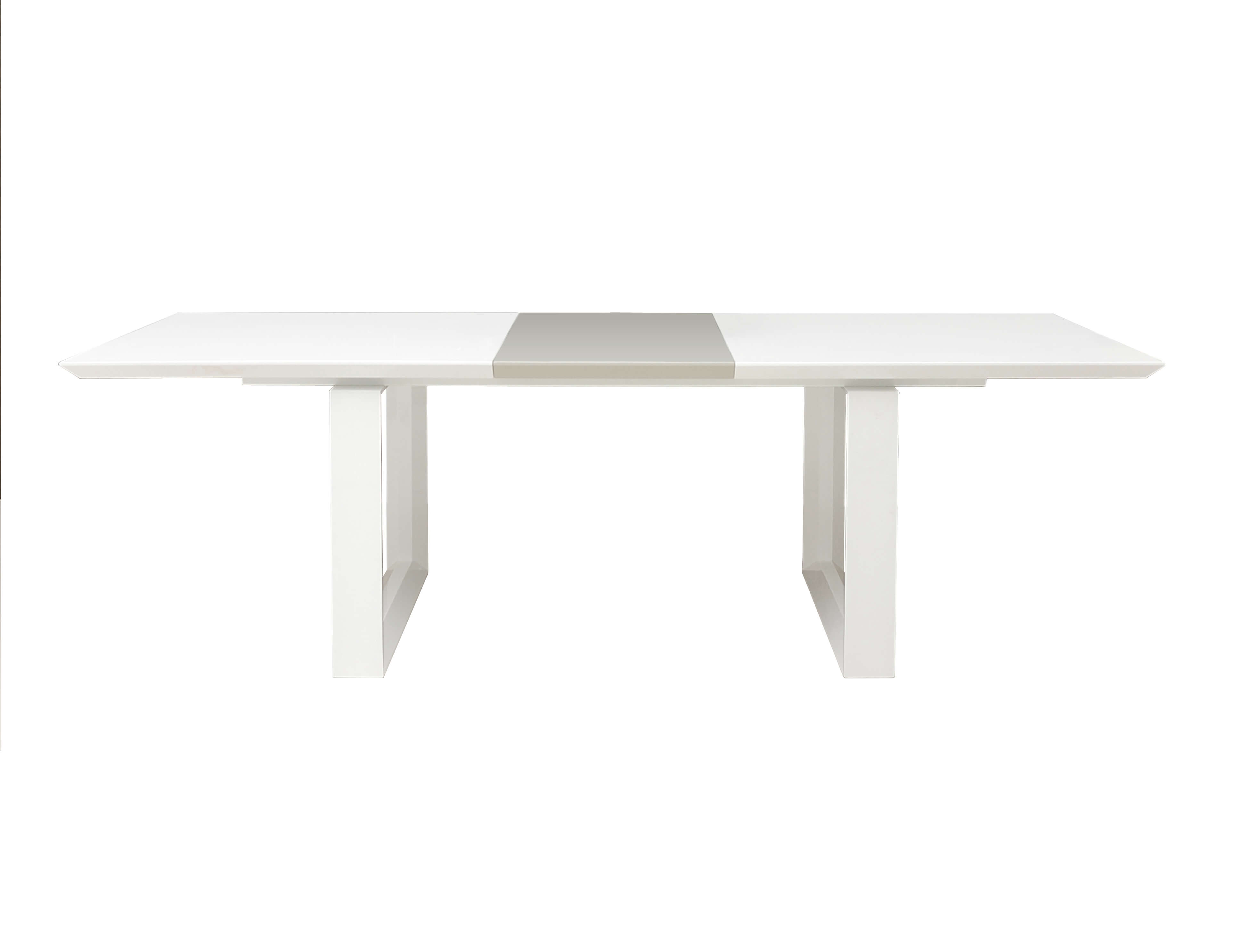 Natalia Lacquer Dining Table w/Extensions by Sharelle Furnishings