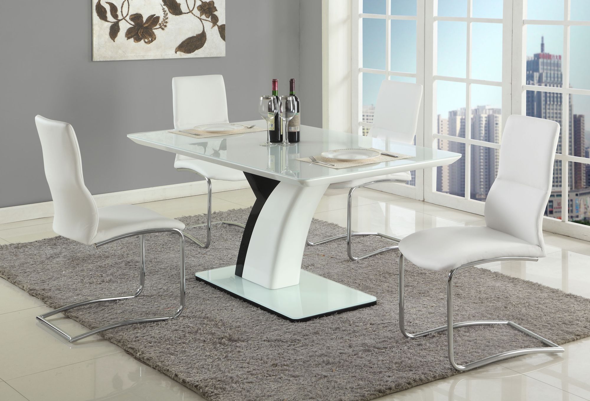 Natasha Dining Room Set w/Piper Chairs