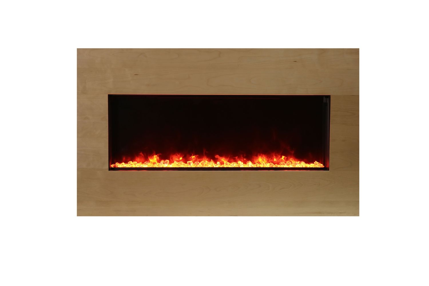Panorama Extra Slim 40" Glass Electric Fireplace
