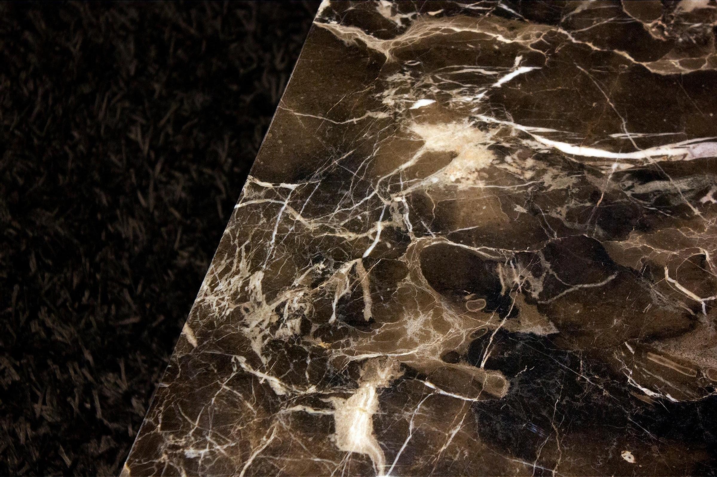 Navajo Square Marble Sofa Table