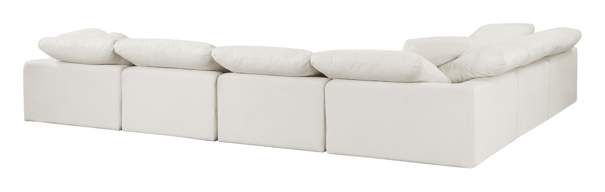 Naveen Modular Fabric L-Shaped Sectional Sofa