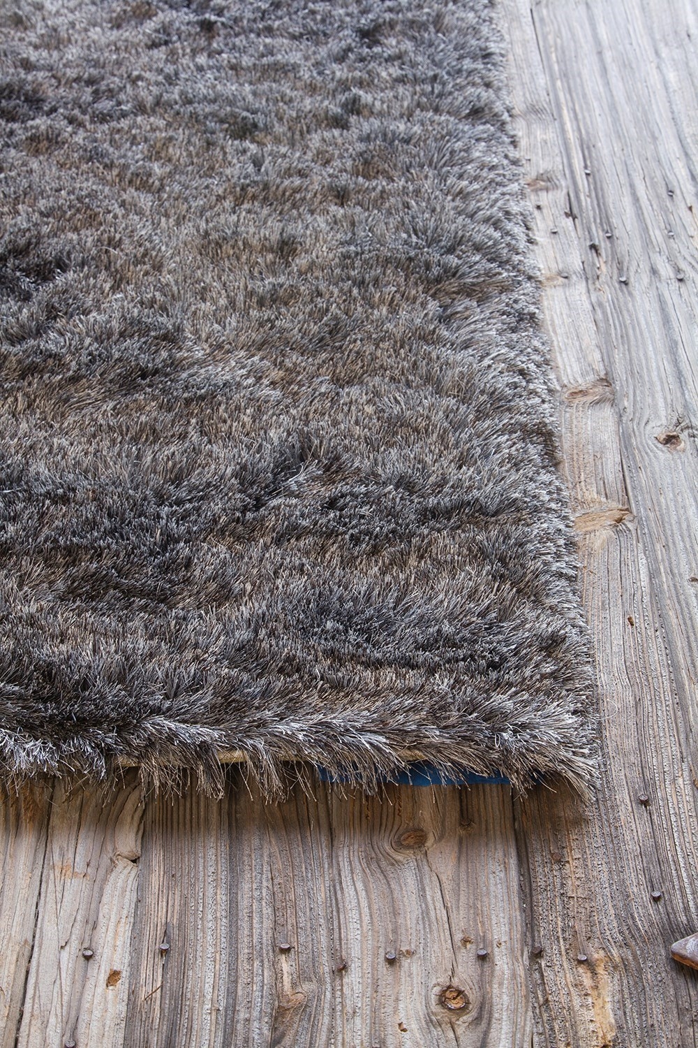 Naya Polyester Rectangular Handmade Rug, 5' x 7'6"