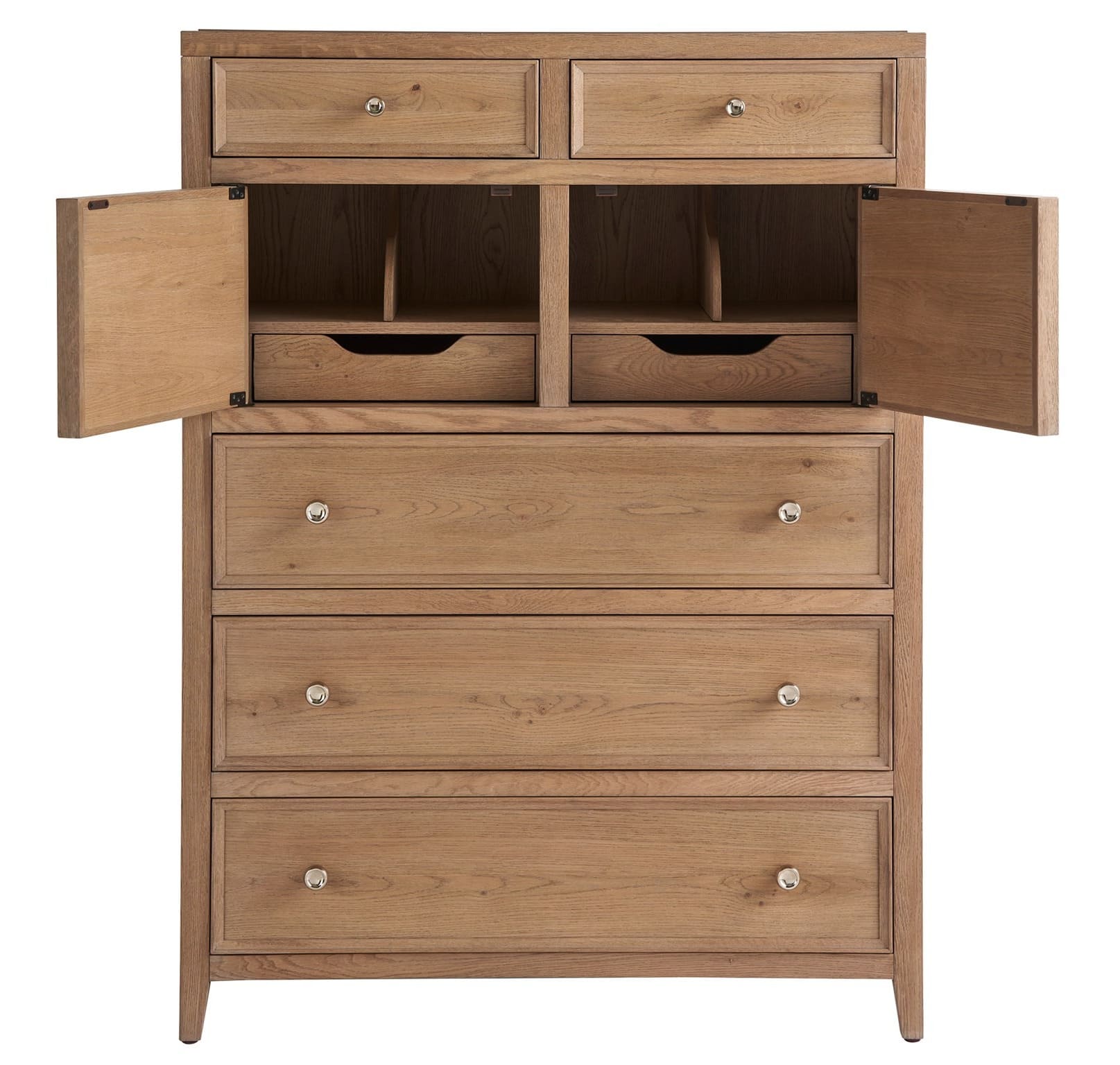 Weekender Wood Chest w/5 Drawers & 2 Doors