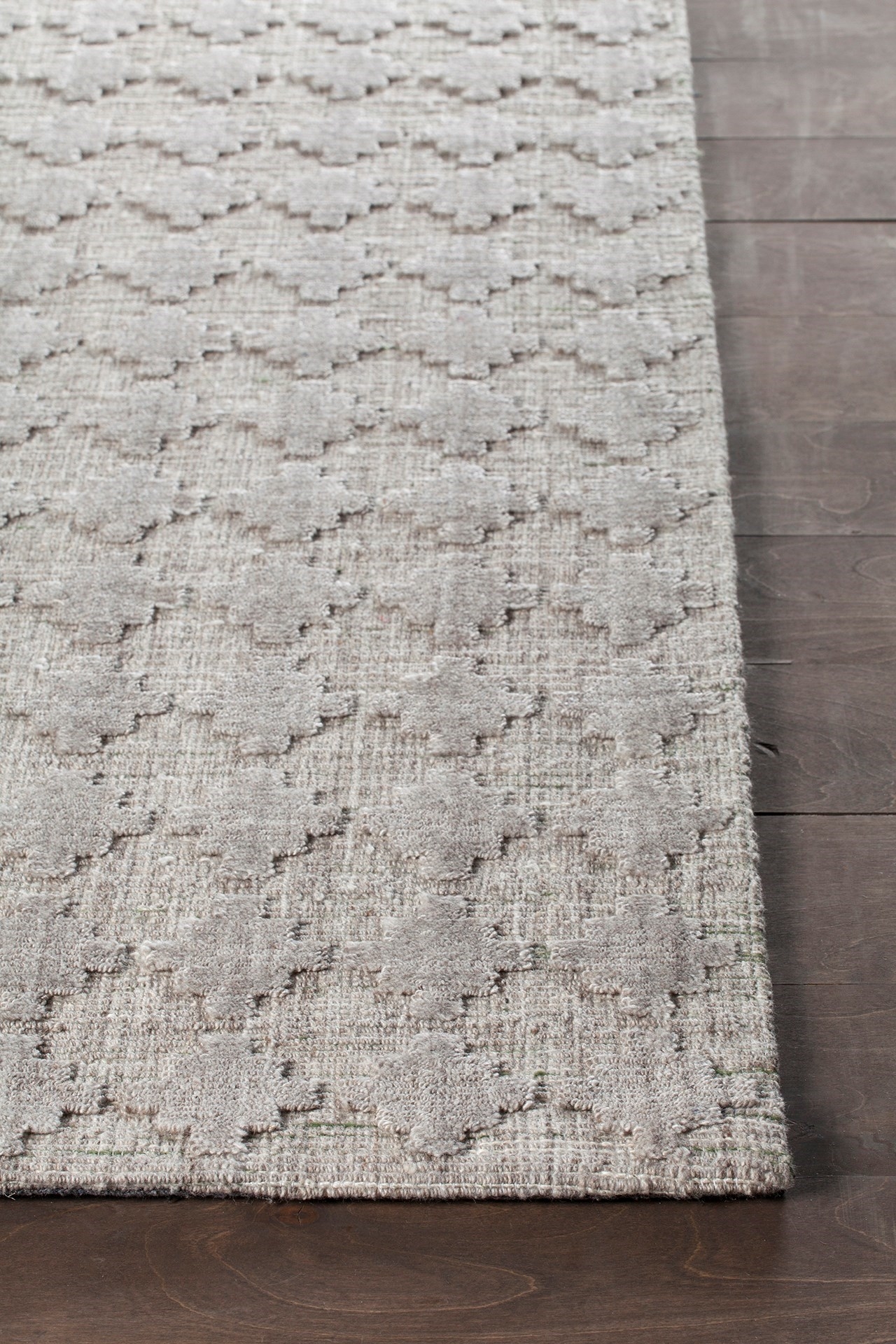 Netix Wool/Viscose Rectangular Handmade Rug