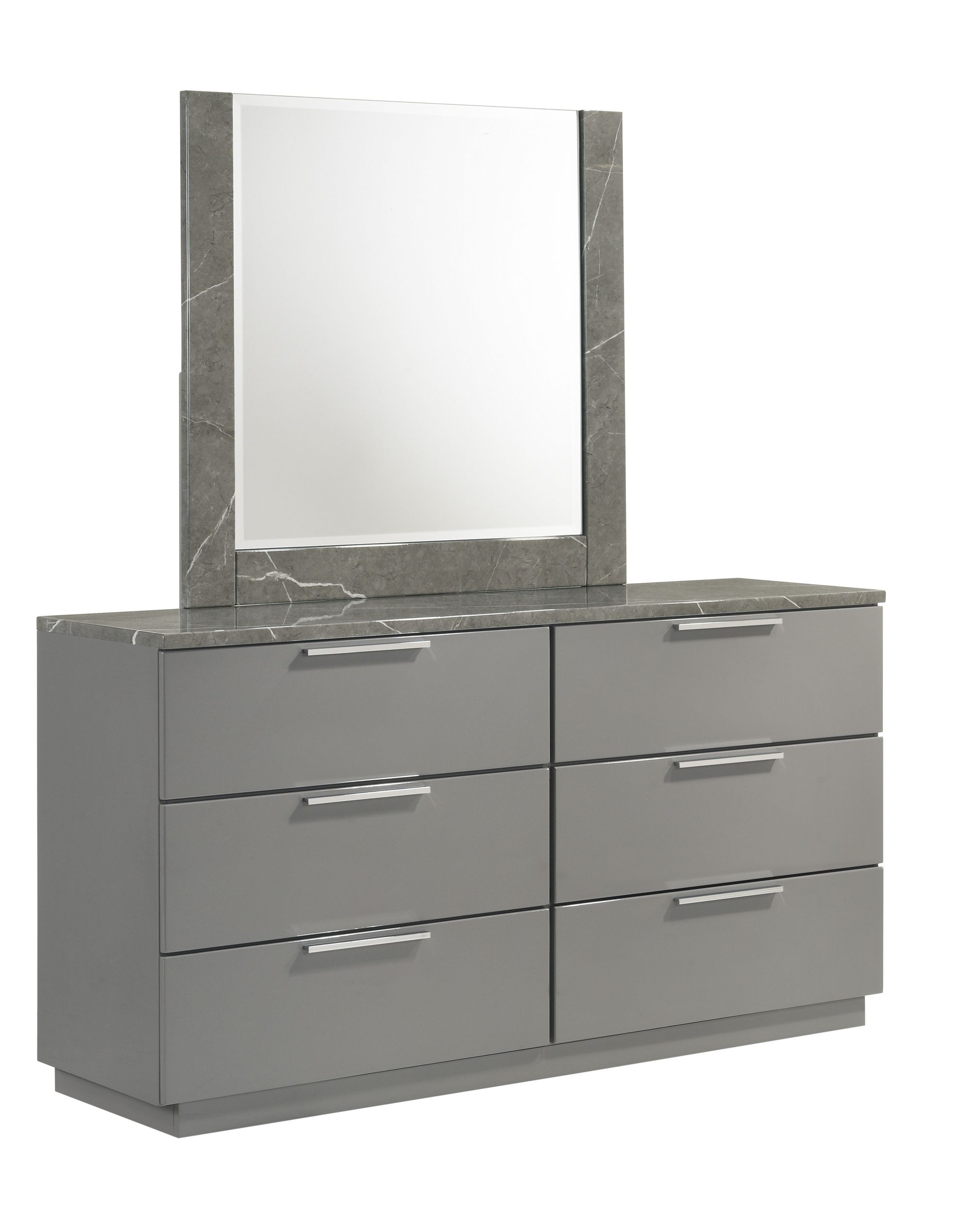 Elara Wood Platform Bedroom Set w/LED Light