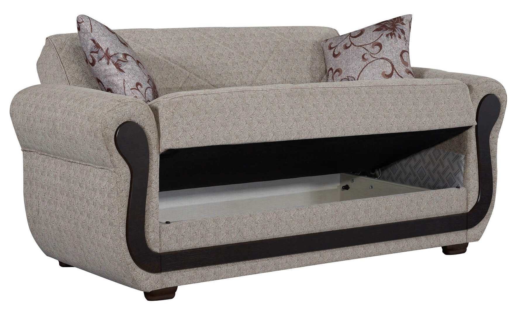 Newark Fabric Storage Loveseat