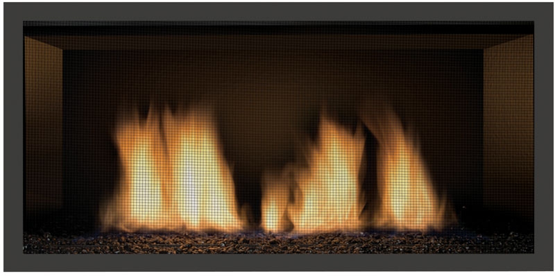 NEWCOMB 36" Gas Direct Vent Linear Fireplace