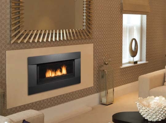 NEWCOMB 36" Gas Direct Vent Linear Fireplace