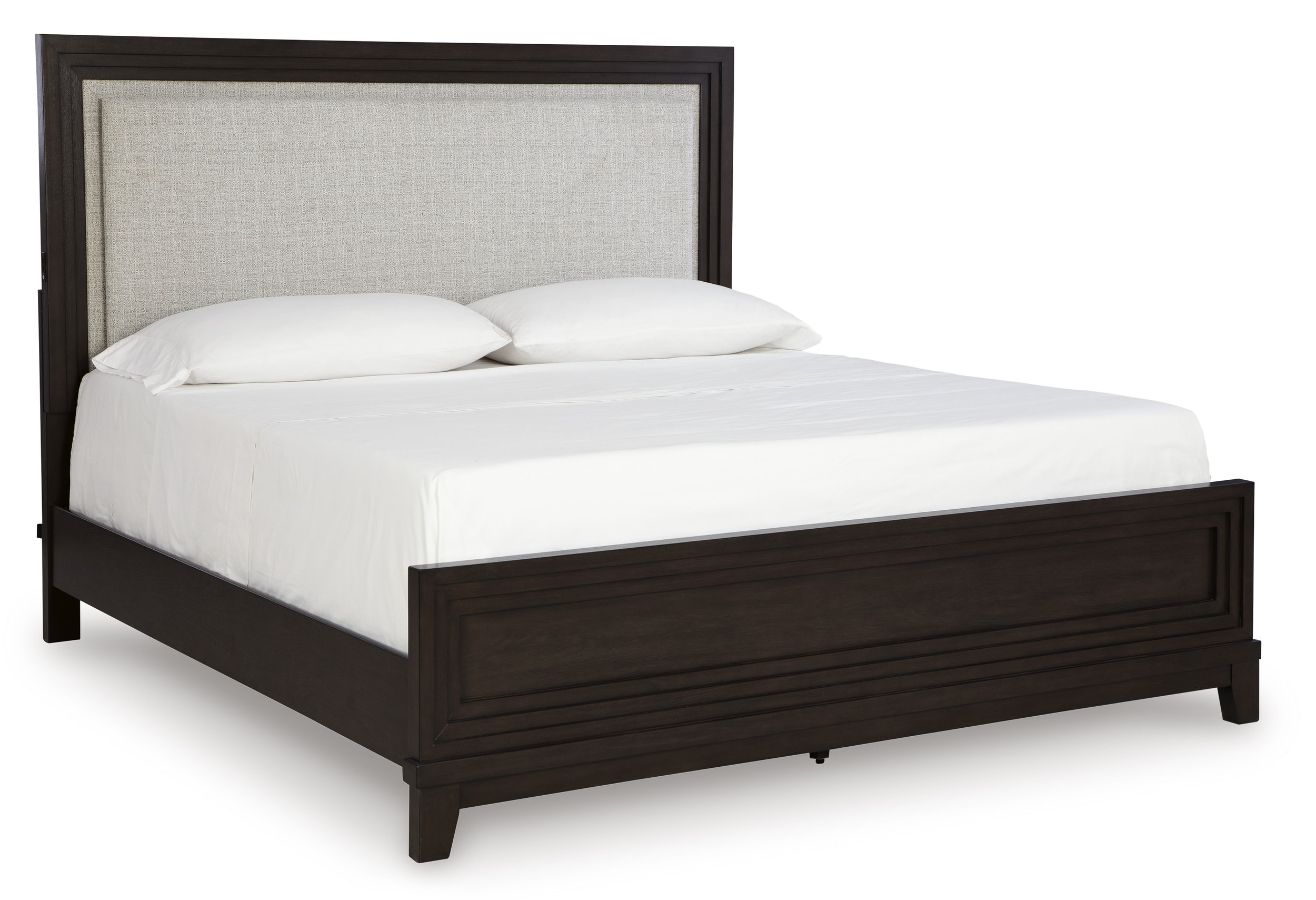 Neymorton Polyester/Wood Panel Bed, California King Size