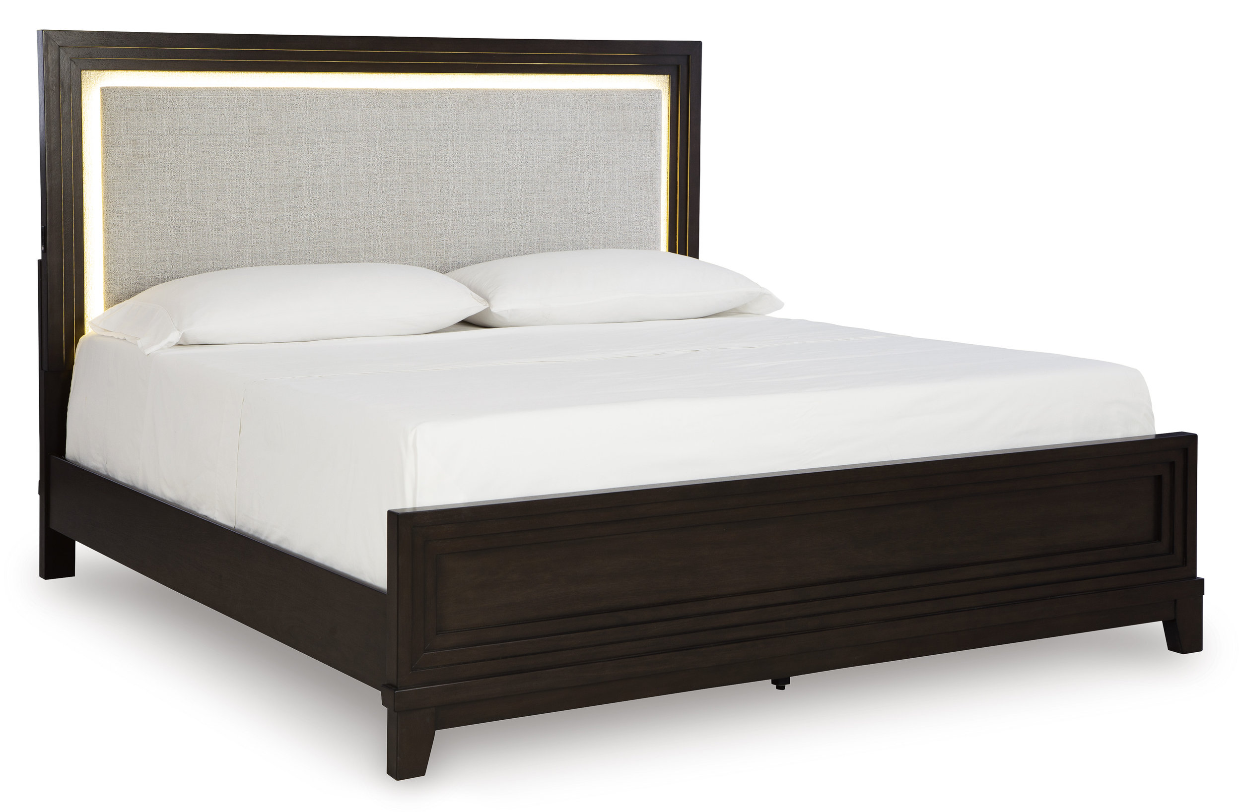 Neymorton Polyester/Wood Panel Bed