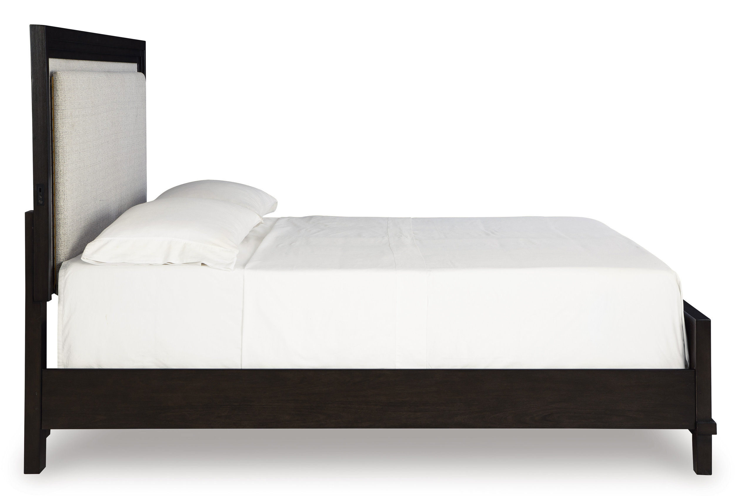 Neymorton Polyester/Wood Panel Bed, King Size