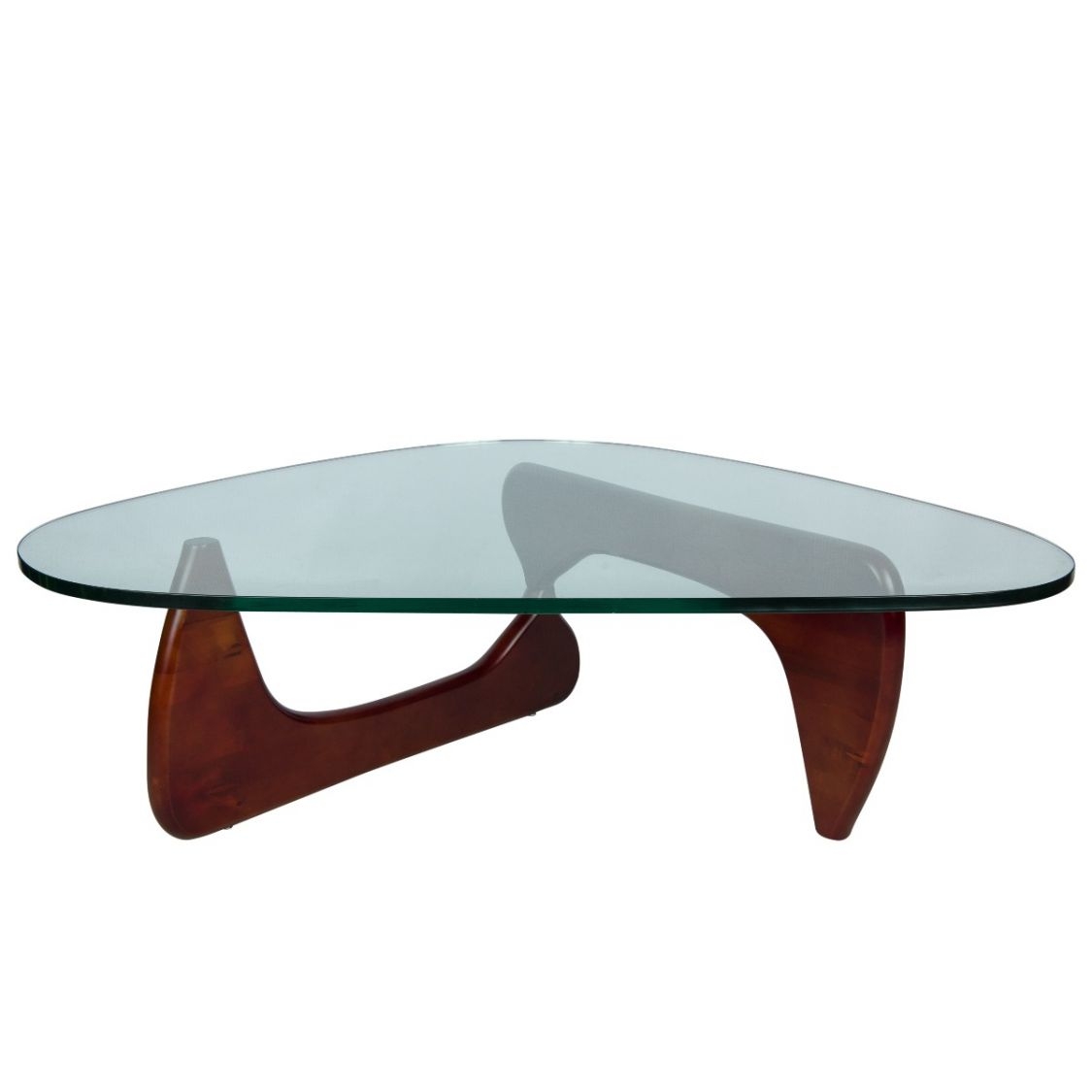 Imperial Triangle Glass Coffee Table