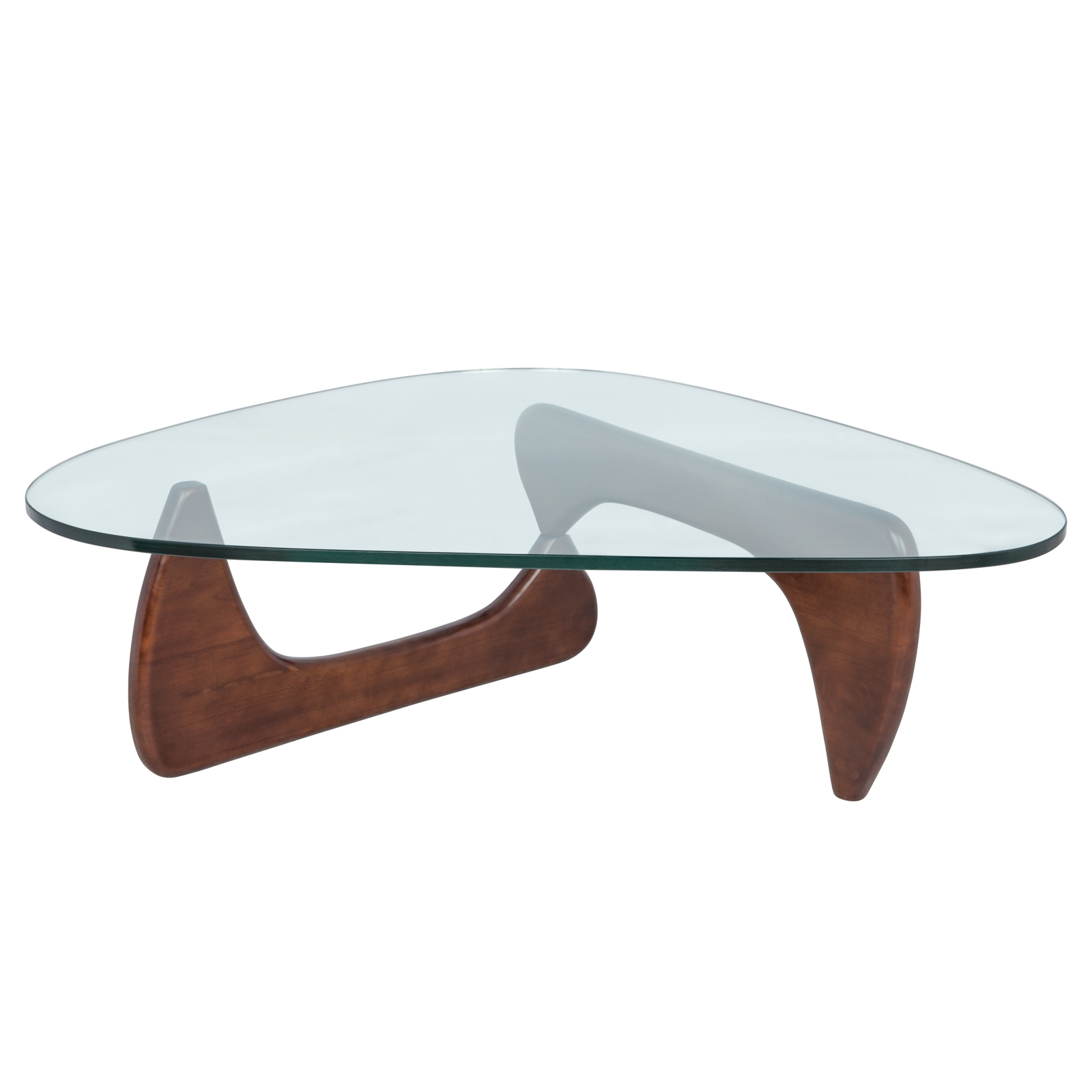 Imperial Triangle Glass Coffee Table