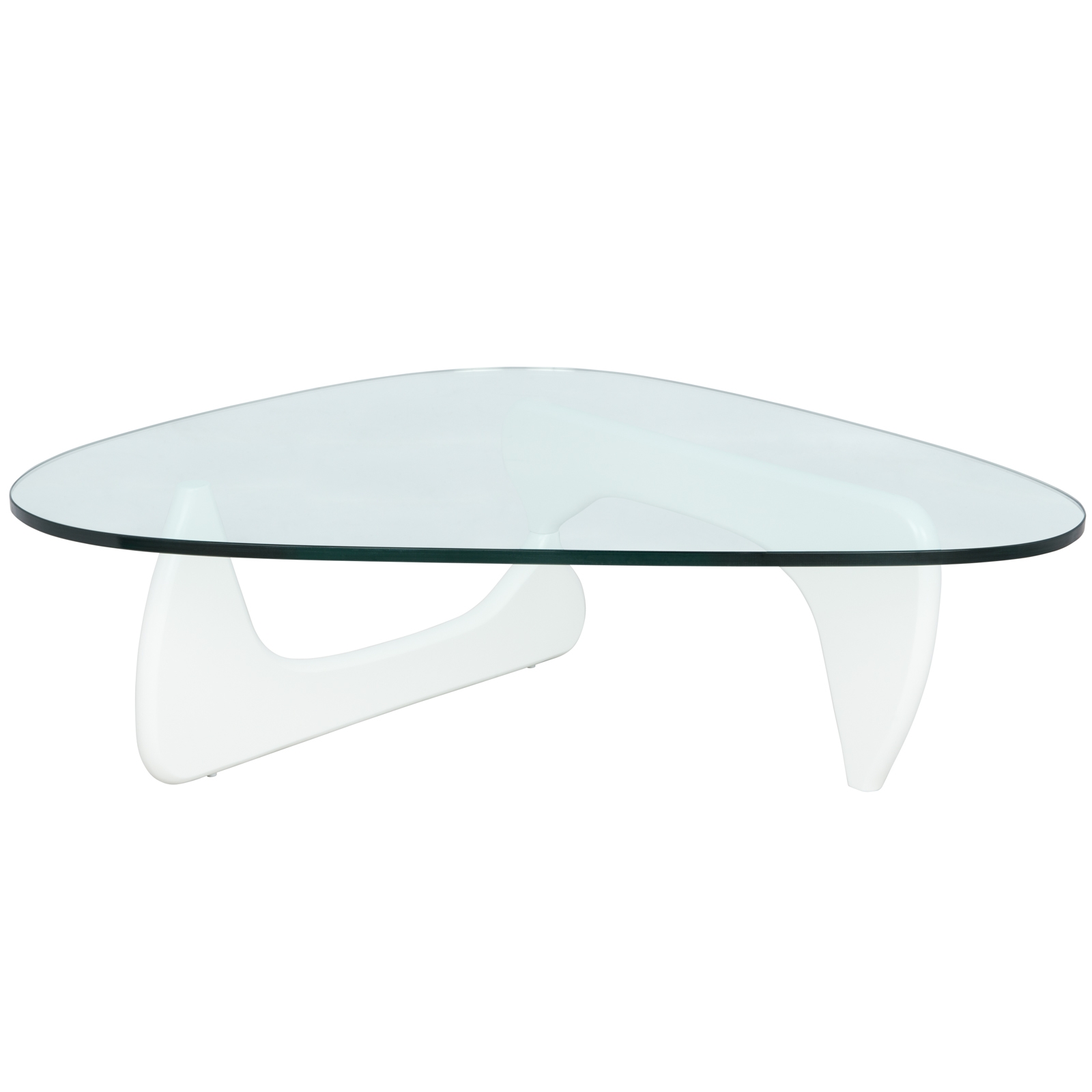 Imperial Triangle Glass Coffee Table