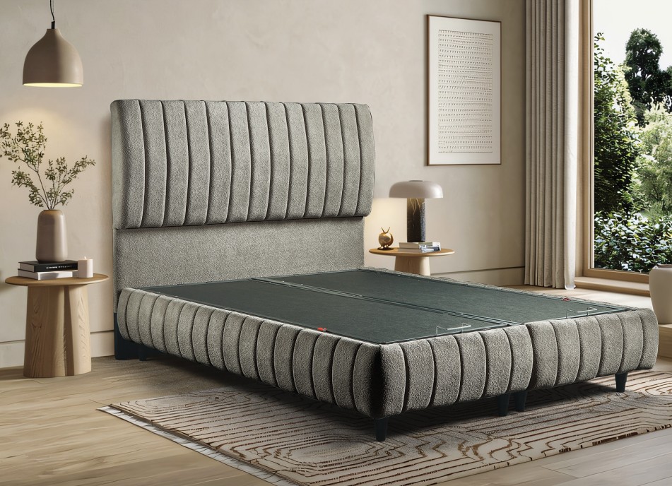 Nirvana Fabric Panel Storage King Size Bed