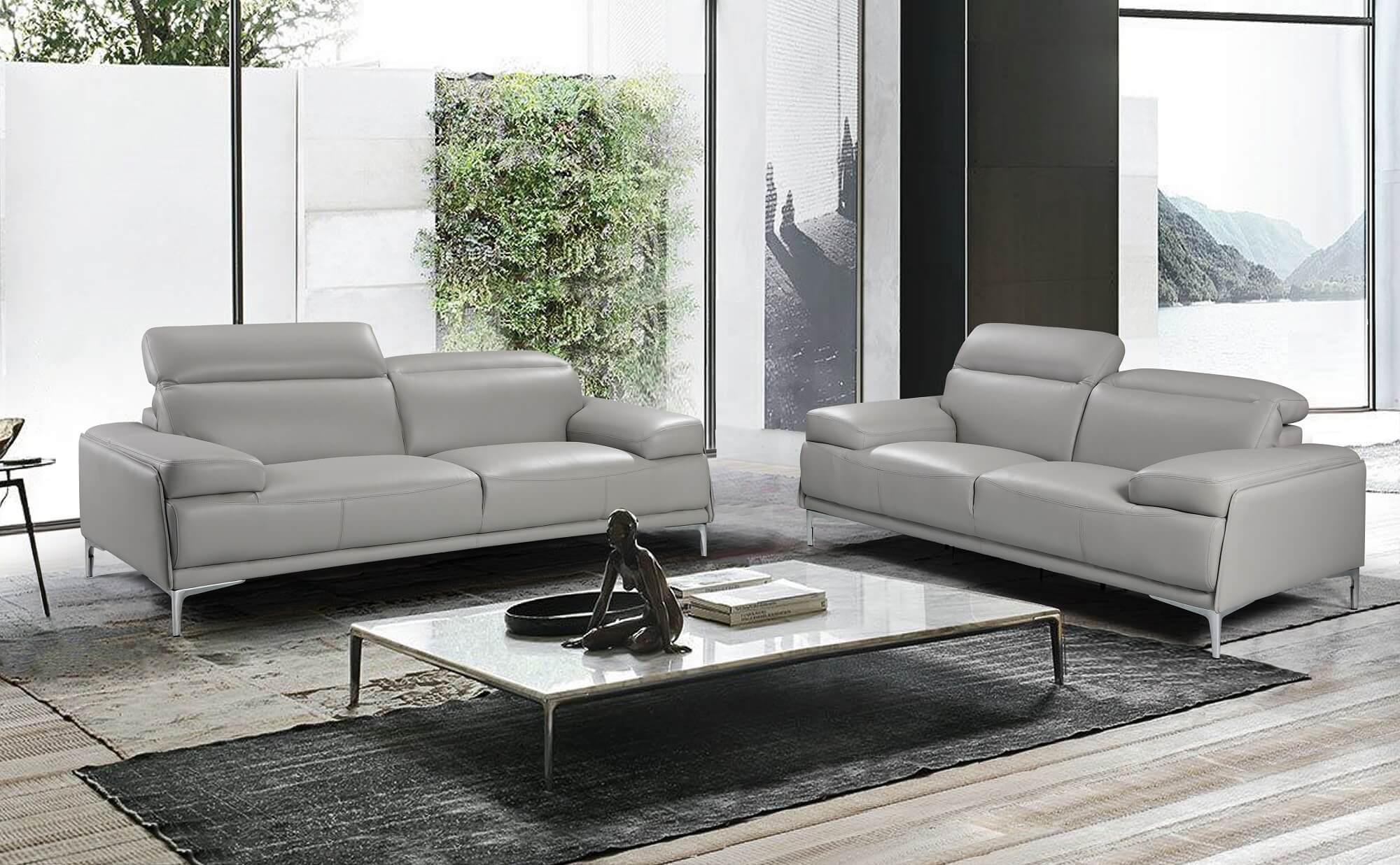 Nicolo Leather Living Room Set