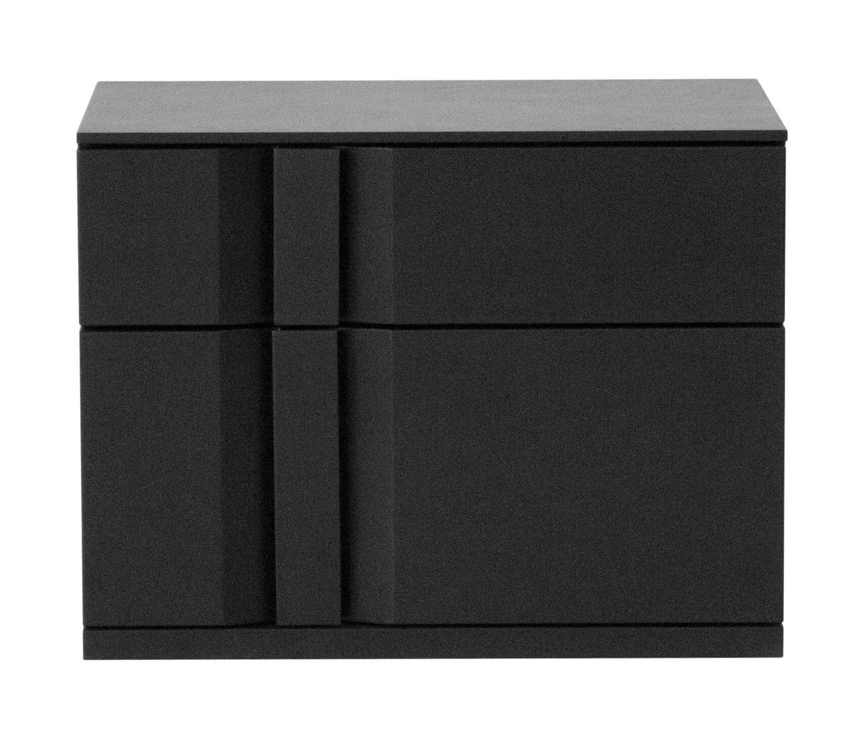 Carbon 2 Drawer Night Table