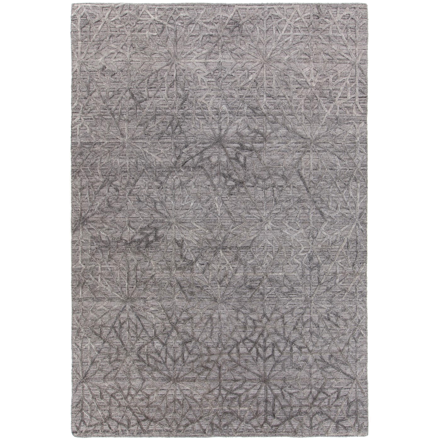 Nimah Viscose/Wool Rectangular Handmade Rug, Composition 1