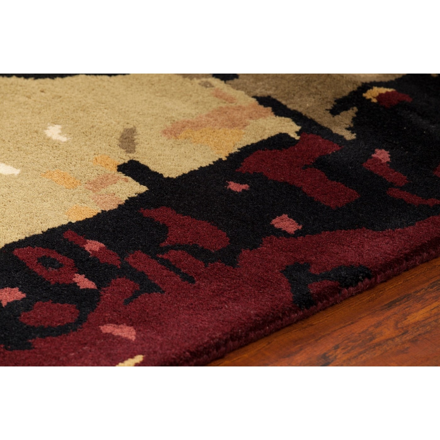 Nirvana Wool Rectangular Handmade Rug, 9' x 13'