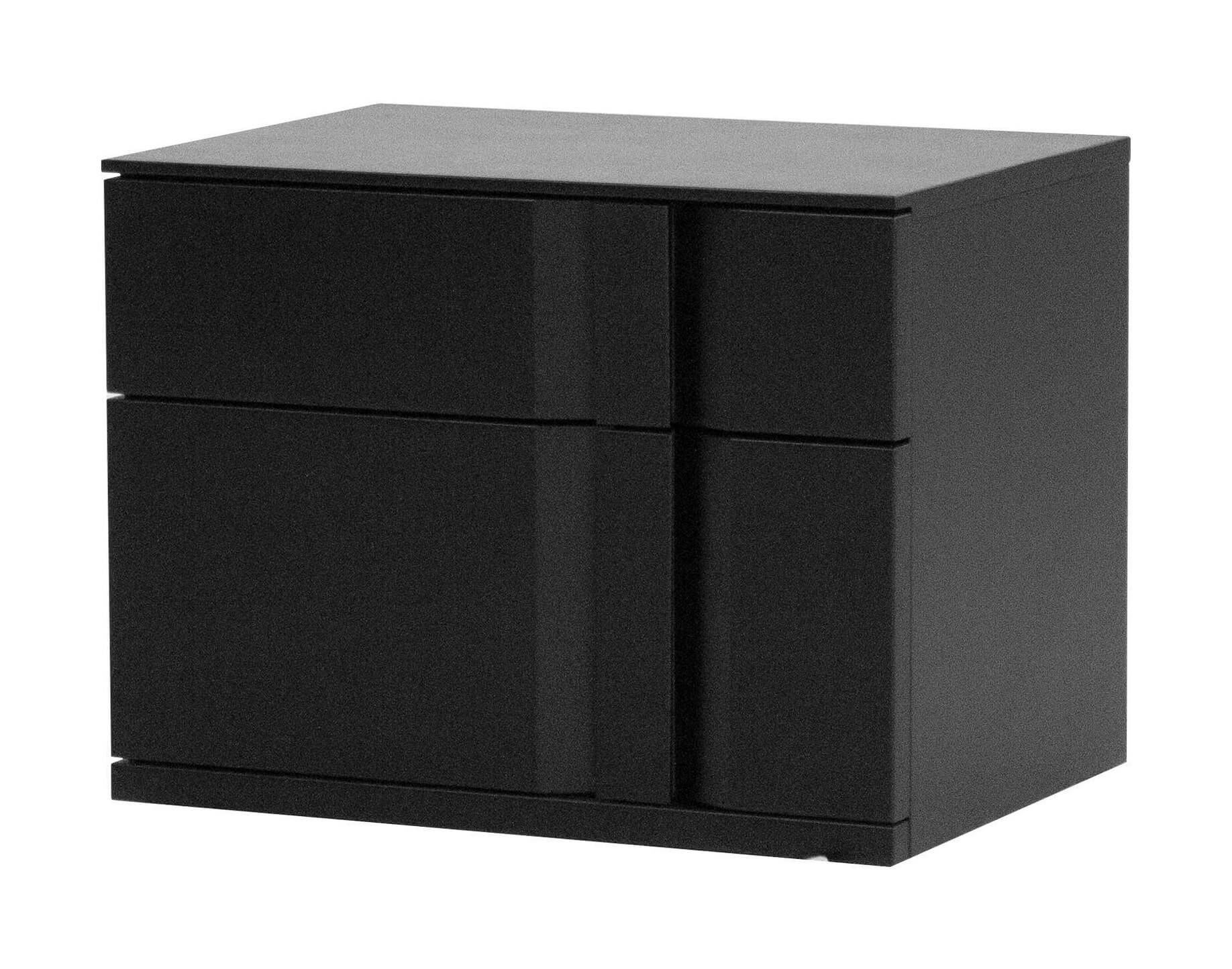 Carbon 2 Drawer Night Table